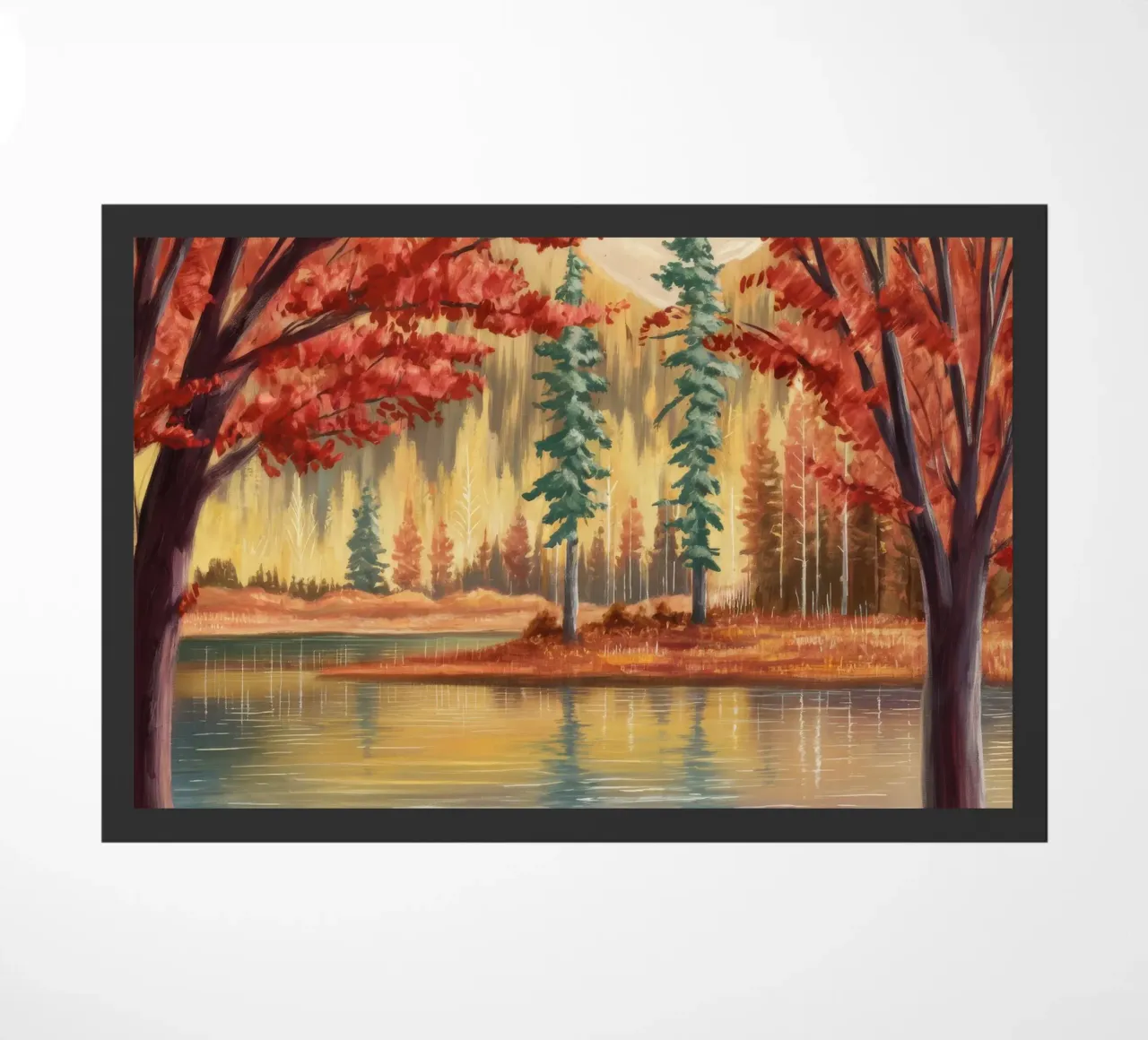 Riflessione autunnale Calma zerbino da Obisidian Brush