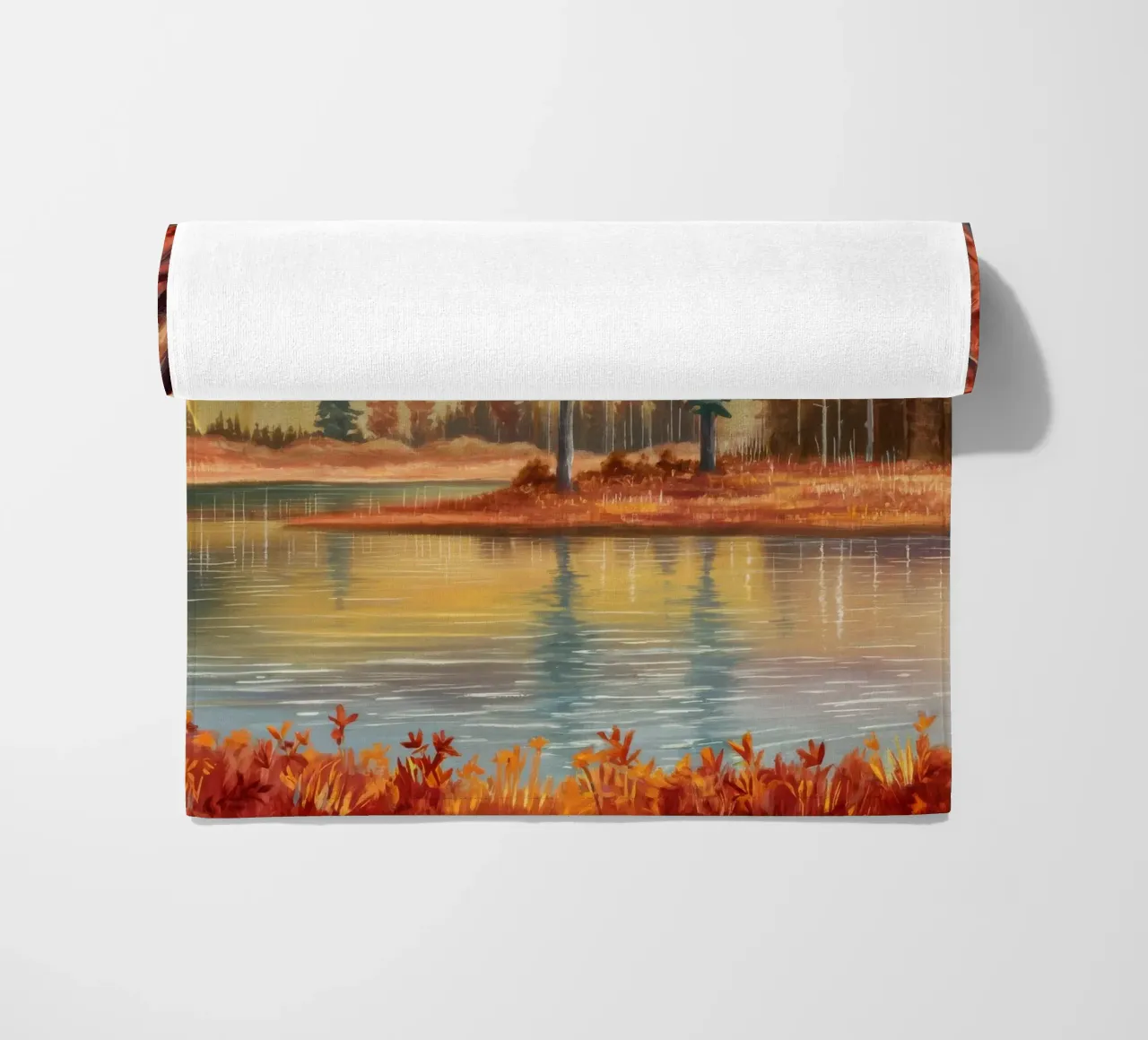 Riflessione autunnale Calma telo mare da Obisidian Brush