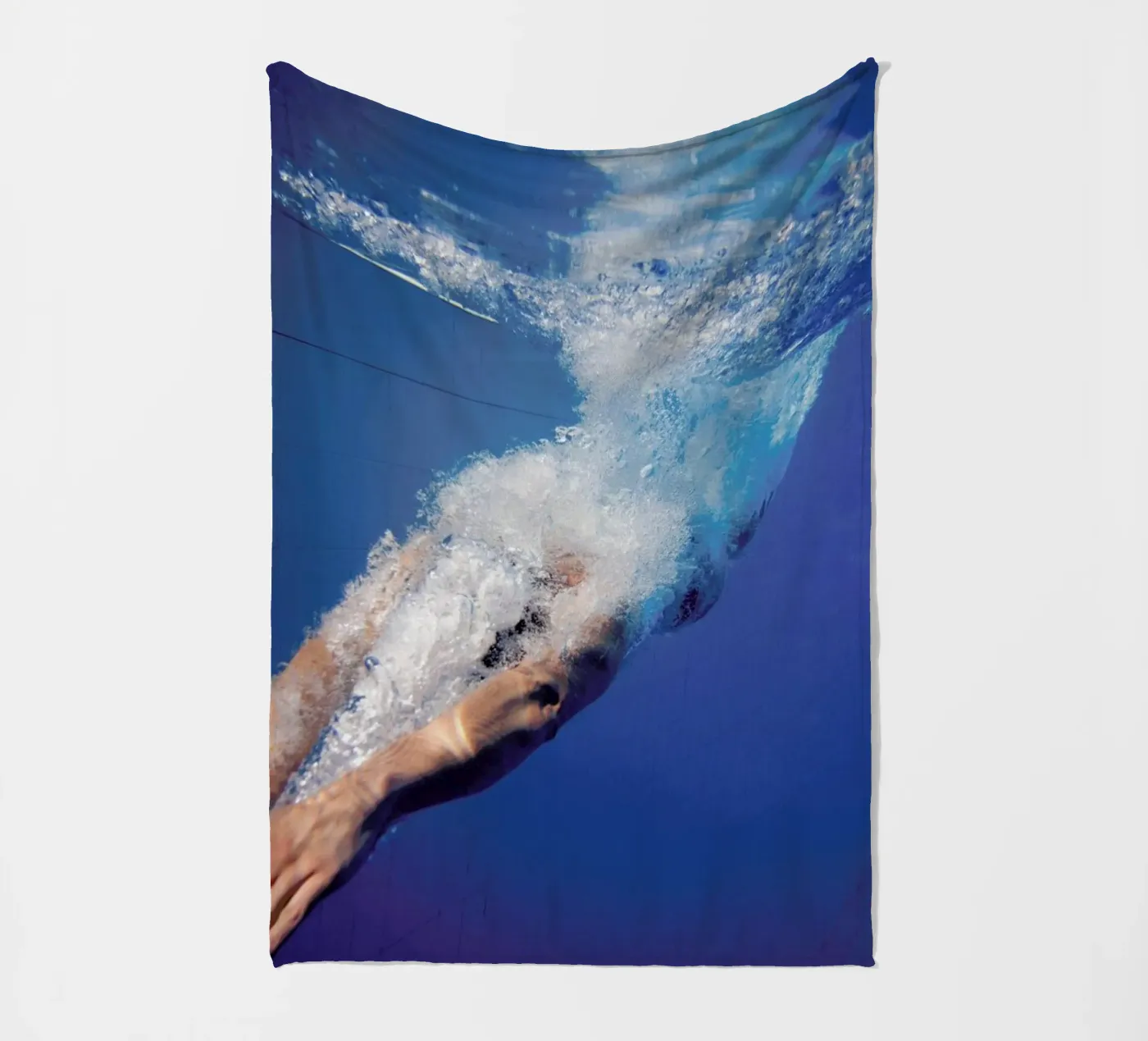 Diving Beneath fleece blanket by EyeEm Mobile GmbH