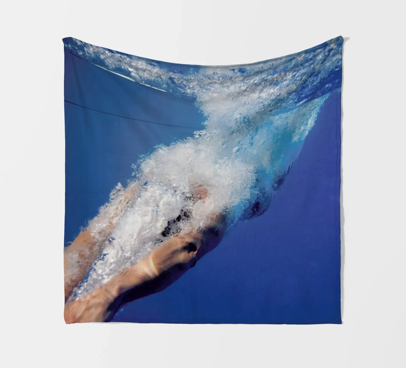 Diving Beneath fleece blanket by EyeEm Mobile GmbH