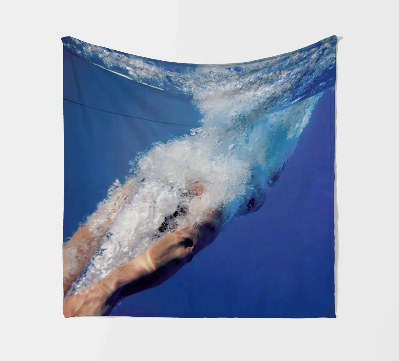 Diving Beneath fleece blanket by EyeEm Mobile GmbH