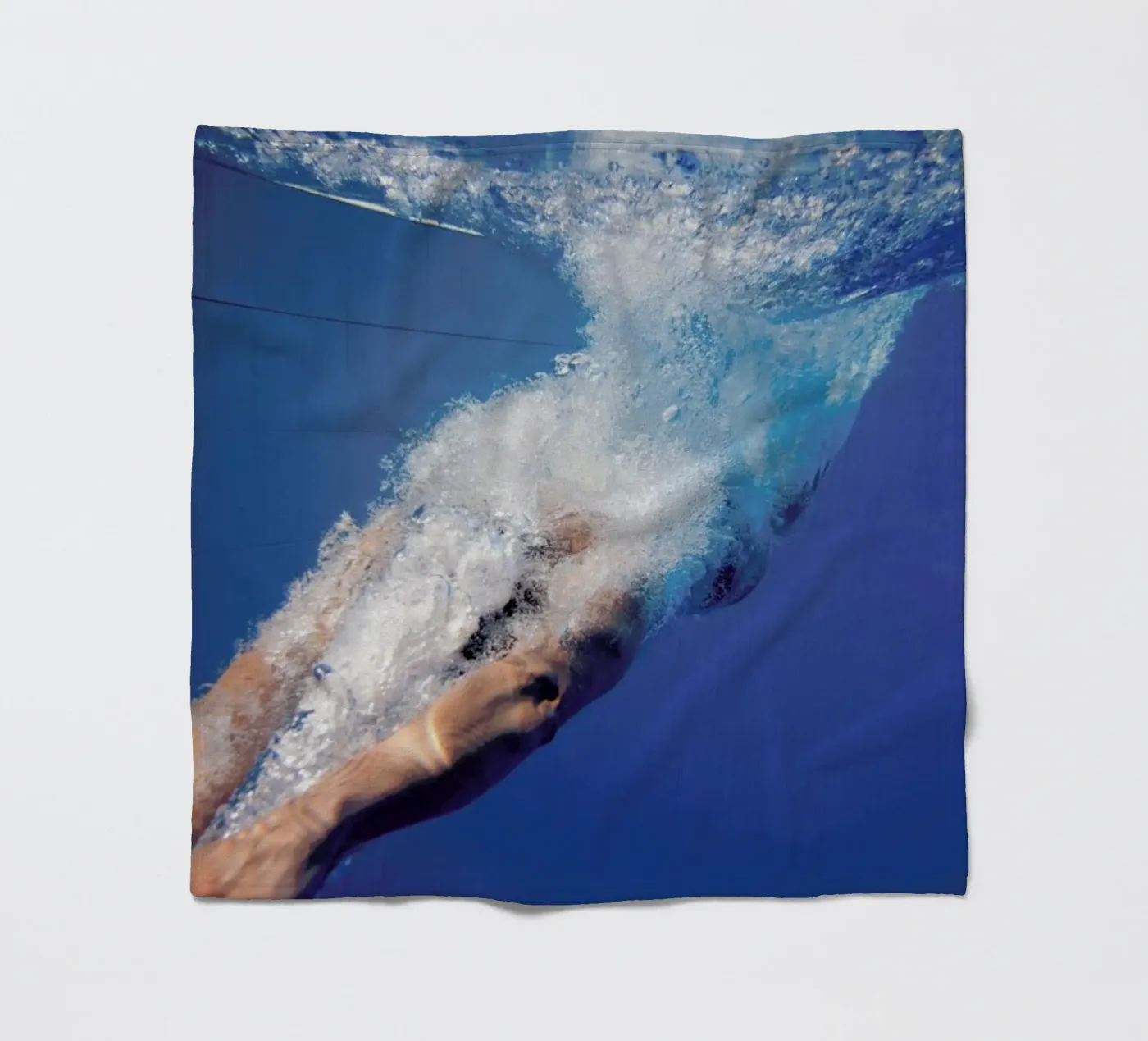 Diving Beneath fleece blanket by EyeEm Mobile GmbH