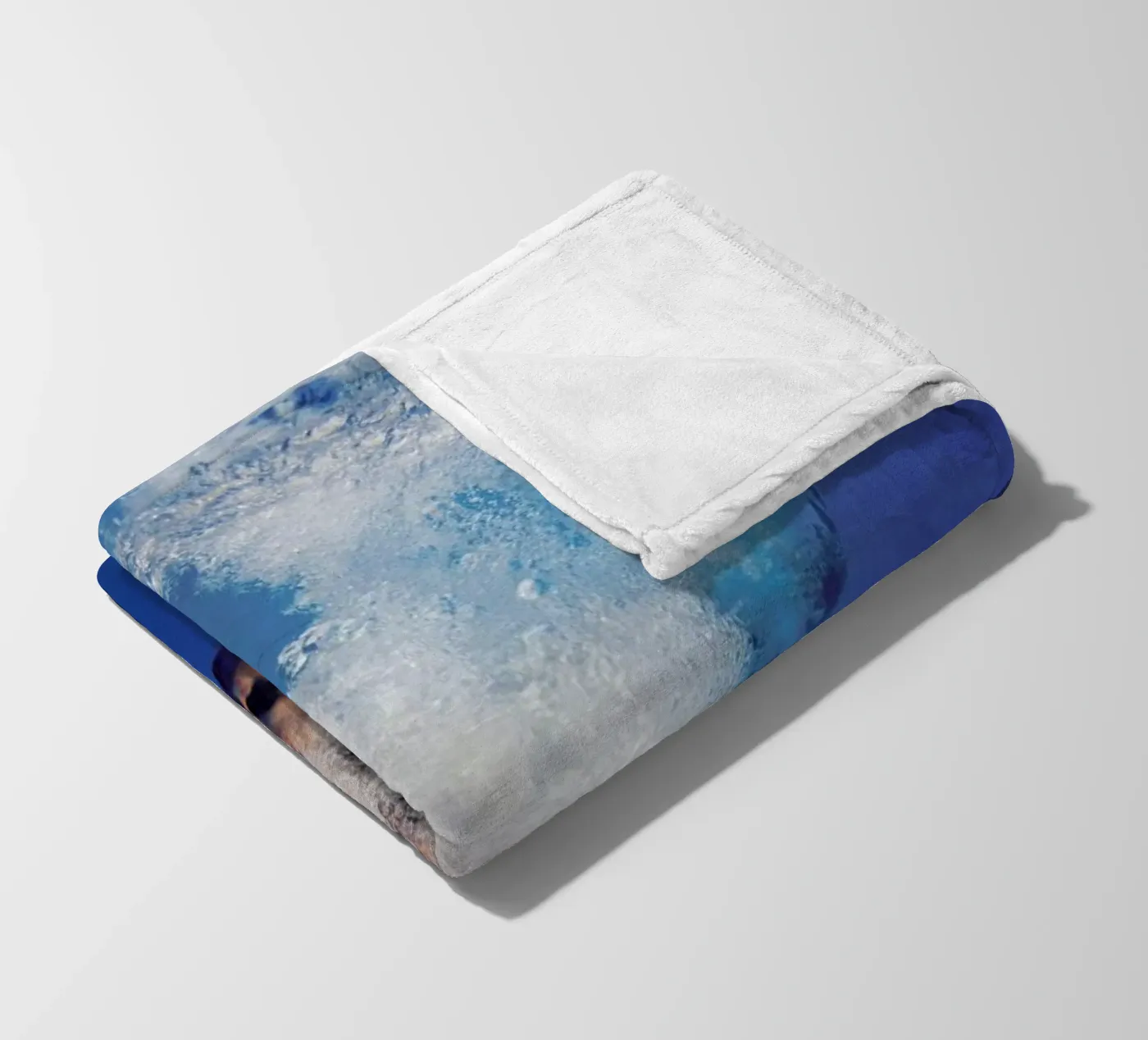 Diving Beneath fleece blanket by EyeEm Mobile GmbH