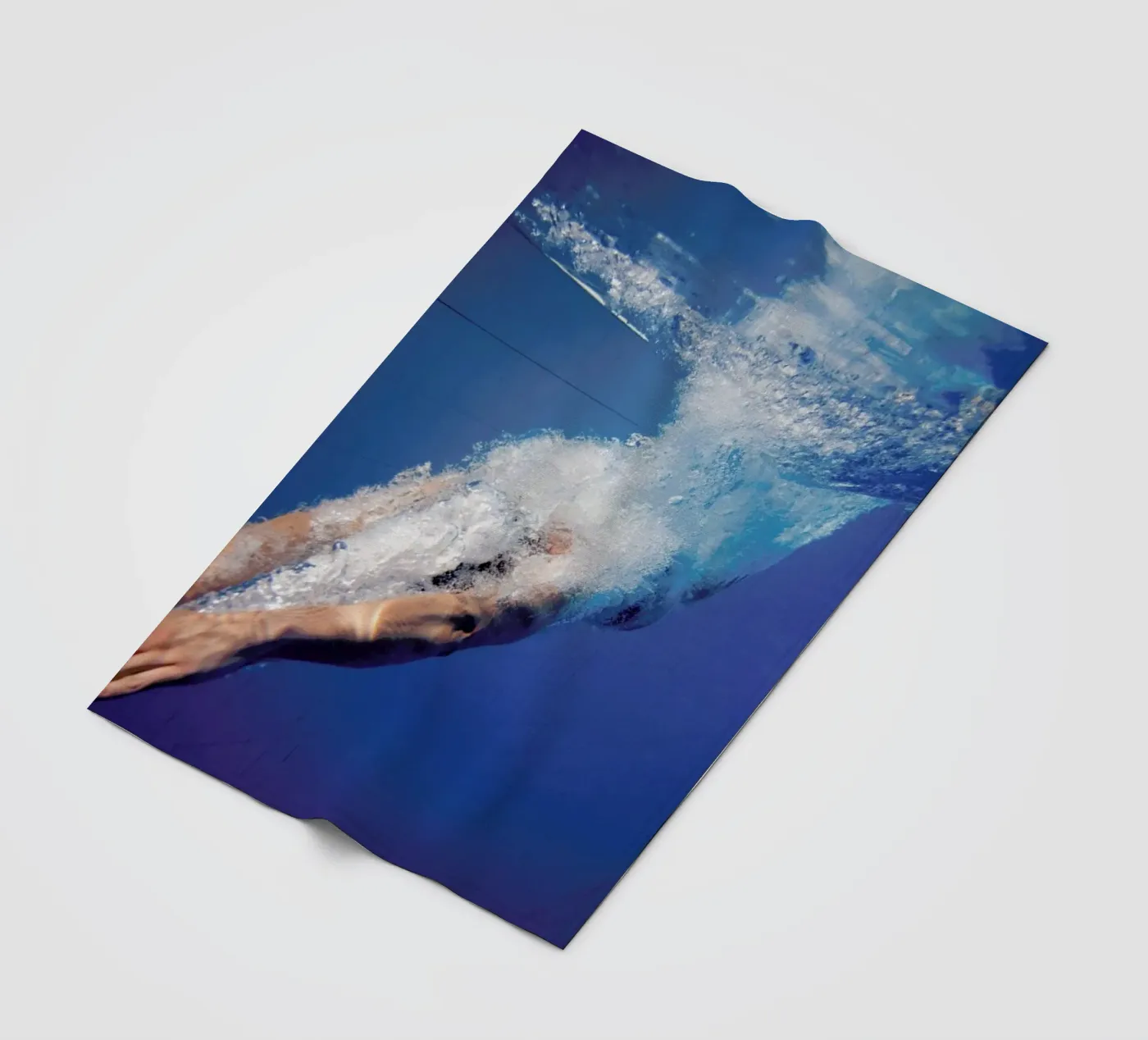 Diving Beneath fleece blanket by EyeEm Mobile GmbH