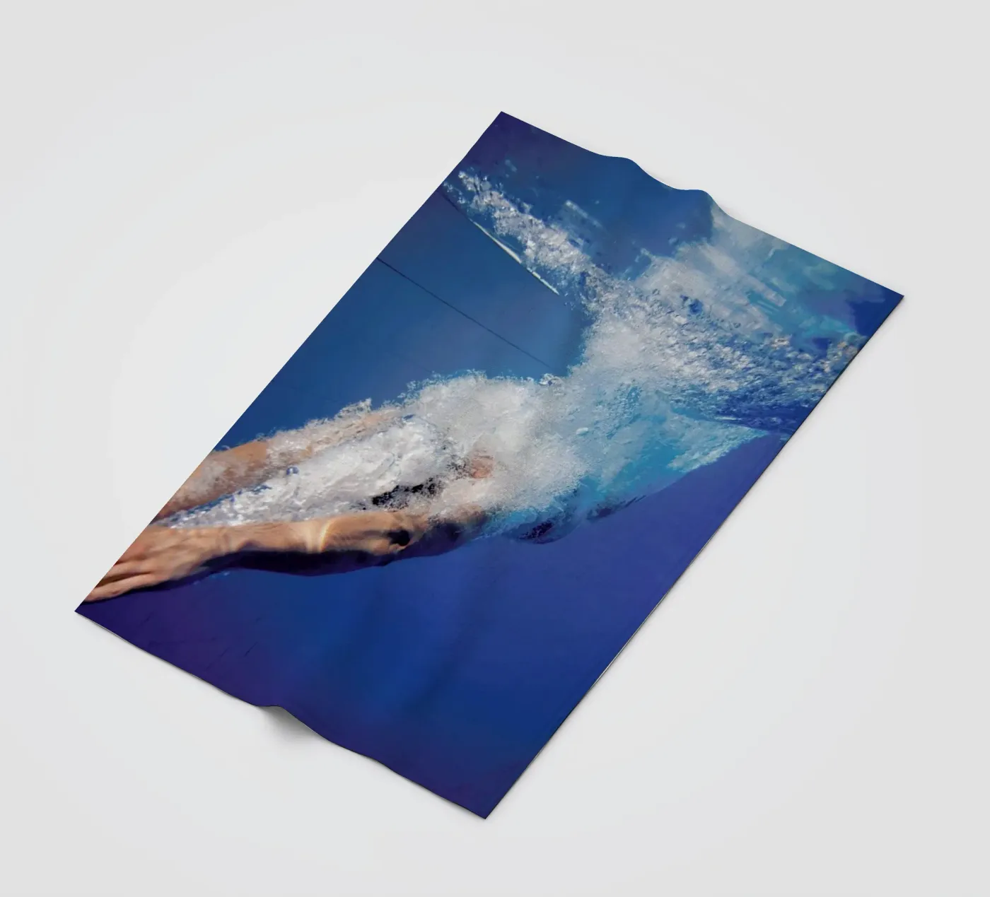 Diving Beneath fleece blanket by EyeEm Mobile GmbH