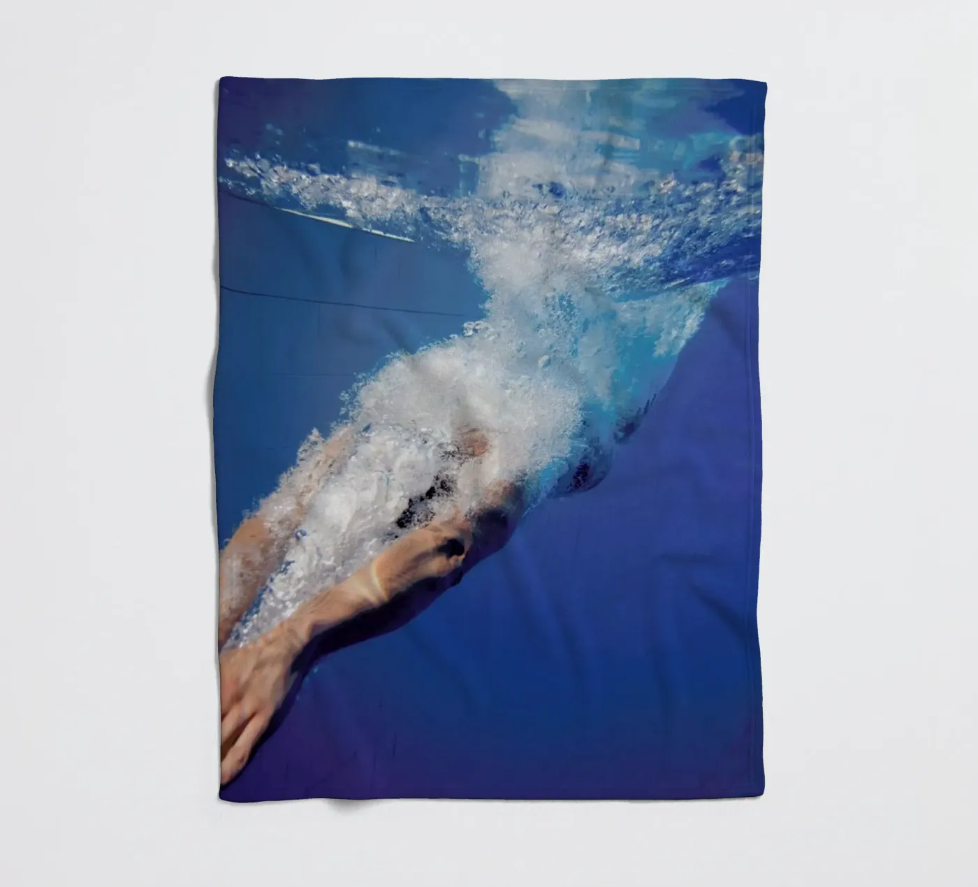Diving Beneath fleece blanket by EyeEm Mobile GmbH