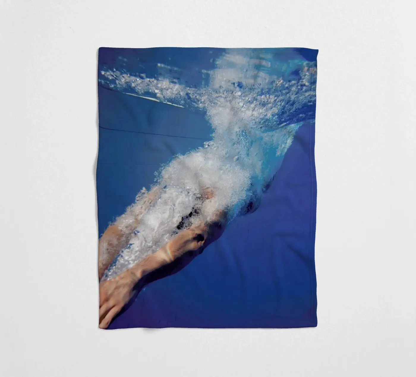 Diving Beneath fleece blanket by EyeEm Mobile GmbH