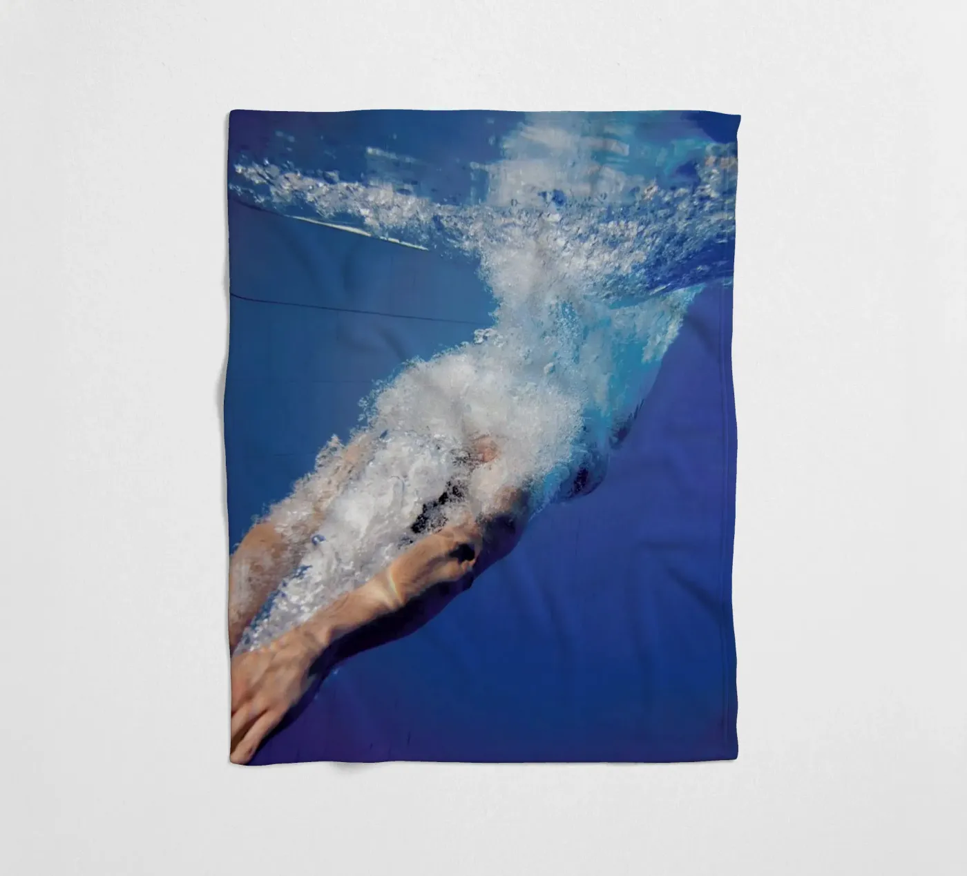 Diving Beneath fleece blanket by EyeEm Mobile GmbH