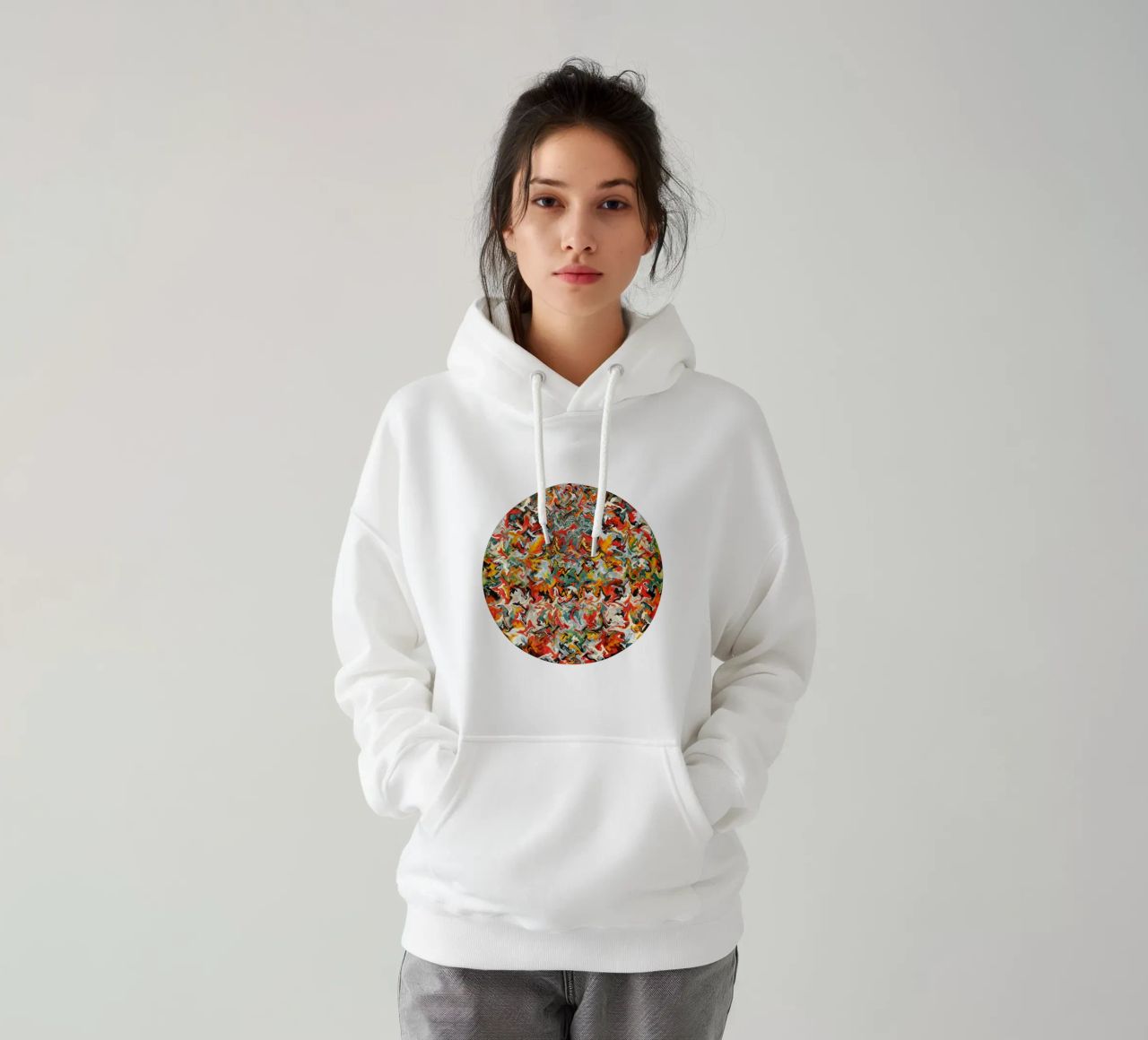Red Dreams felpa con cappuccio da Circle Love