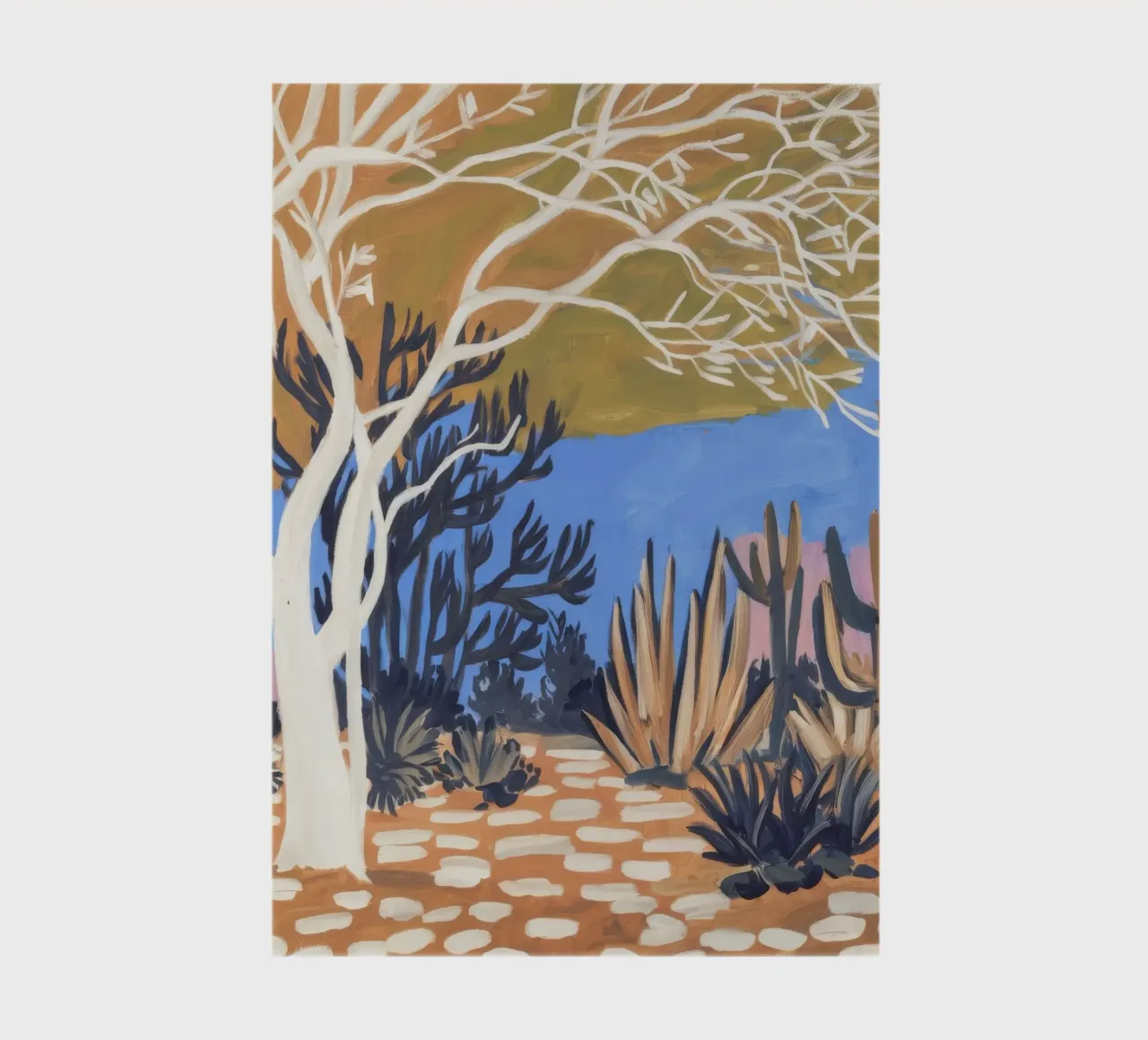 Deserto dell'albero bianco diario da Obisidian Brush
