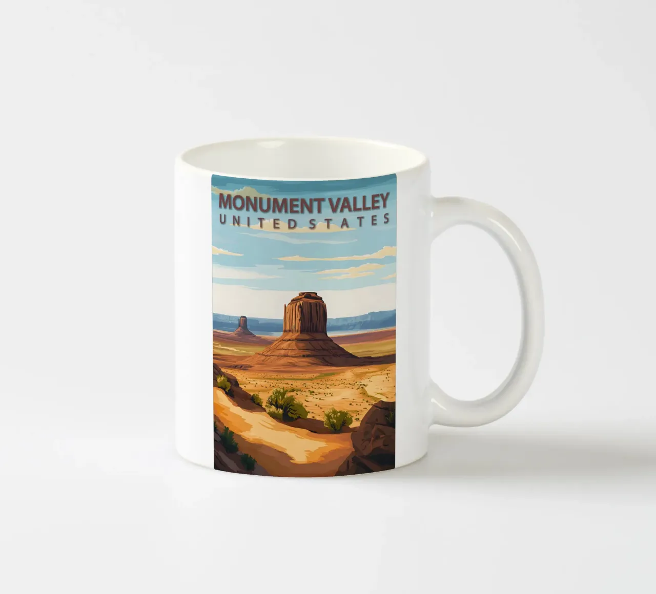 Monument Valley, Stati Uniti tazza in ceramica da Wanderlust Vibes