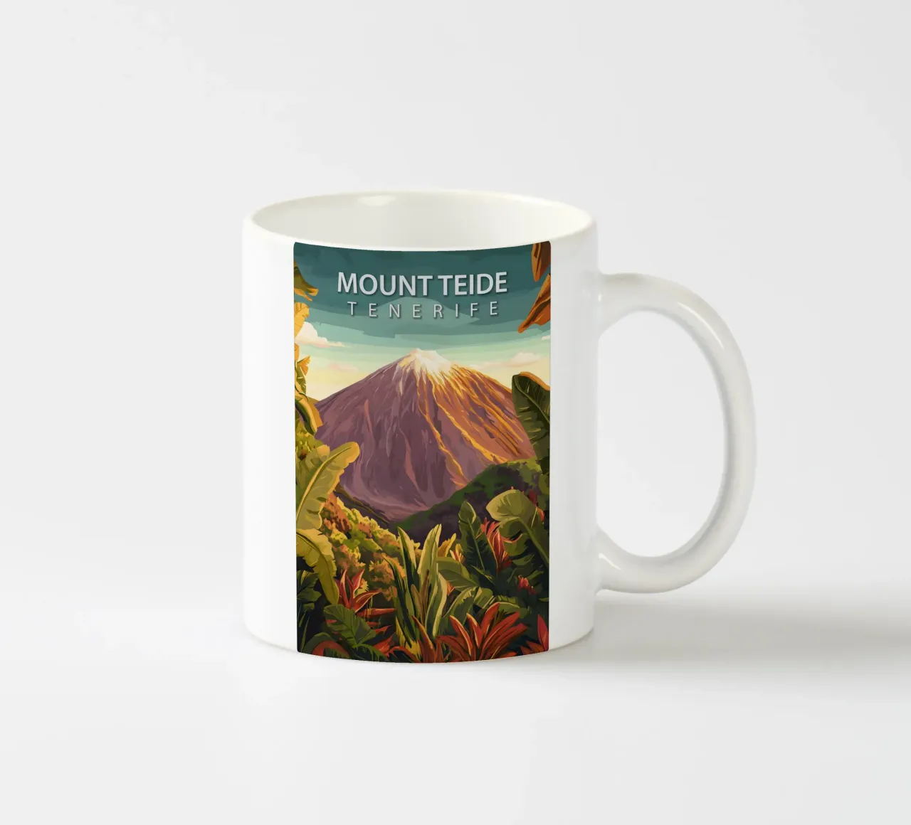 Monte Teide, Tenerife tazza in ceramica da Wanderlust Vibes