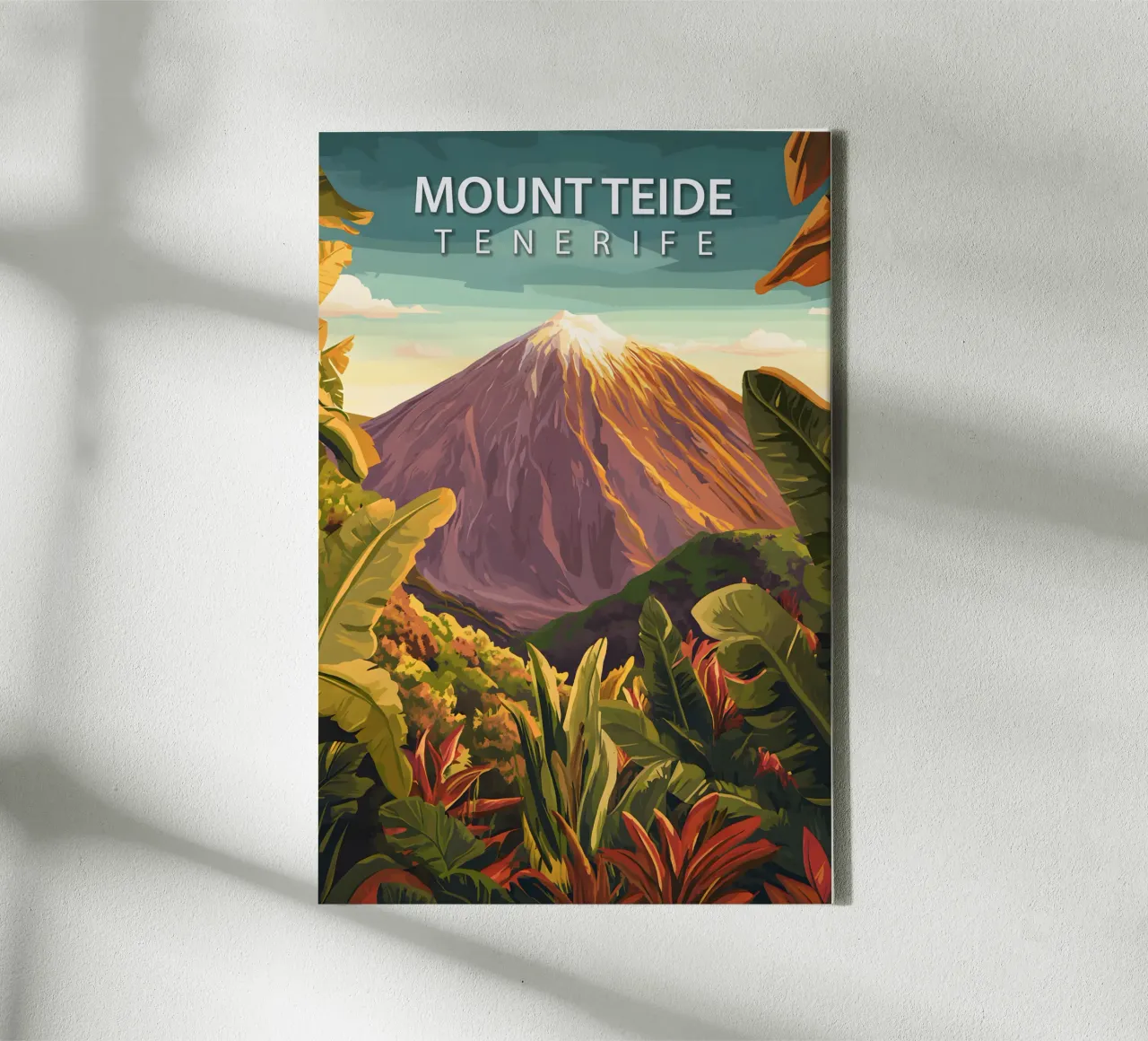 Monte Teide, Tenerife tela con Cornice a cassetta da Wanderlust Vibes