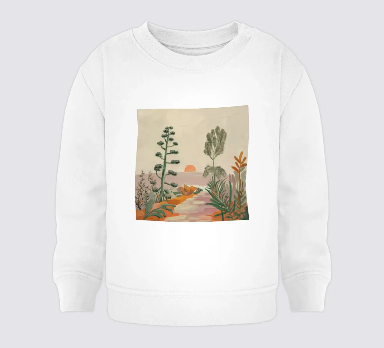 Sentiero botanico del tramonto felpa neonato da Obisidian Brush