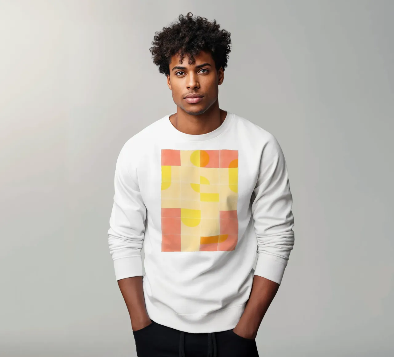 Retro Tiles 01 sweatshirt by designdn