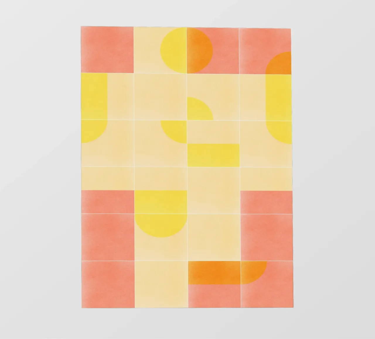 Retro Tiles 01 pellicola backlit da designdn