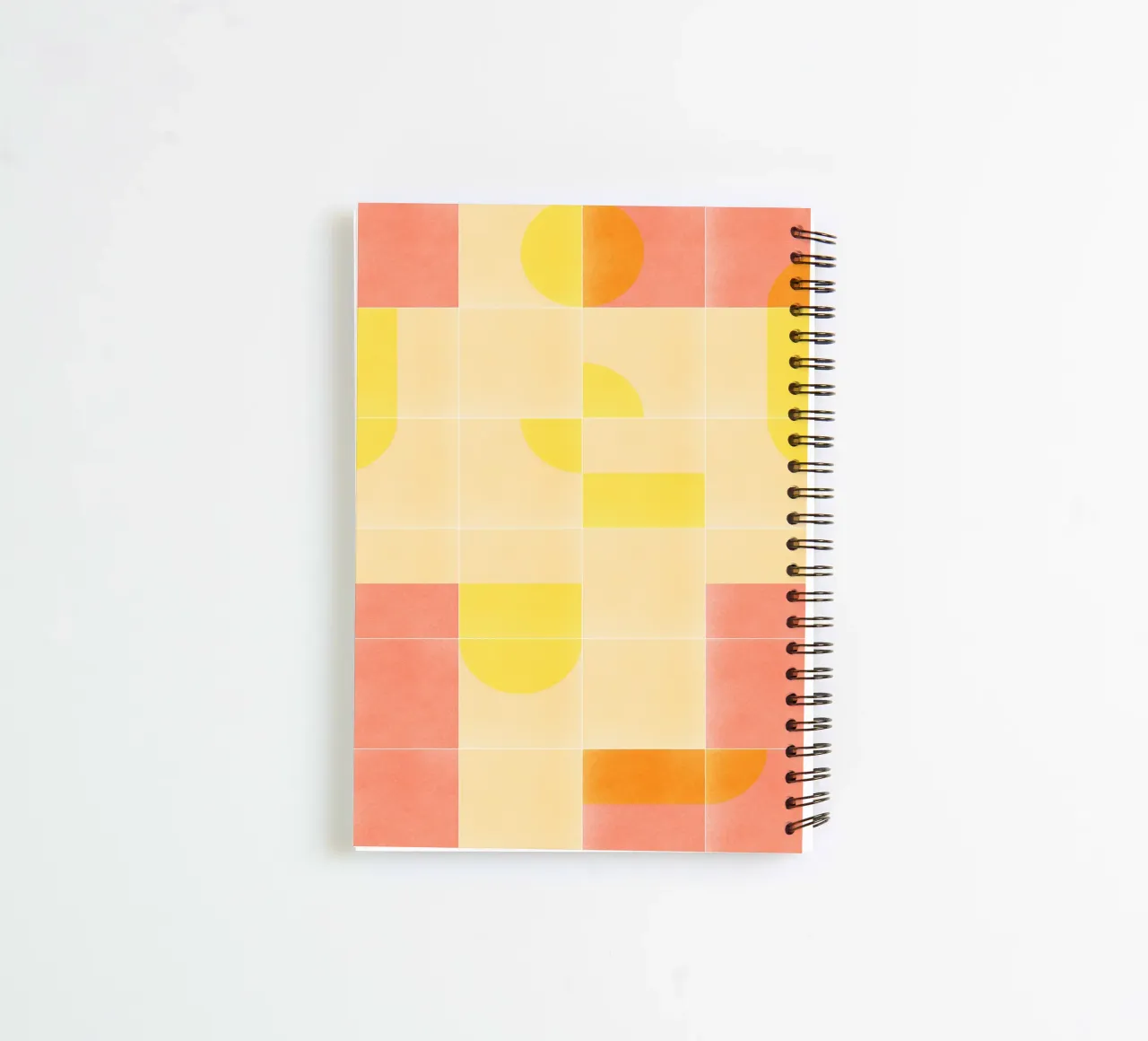 Retro Tiles 01 spiral notebook by designdn