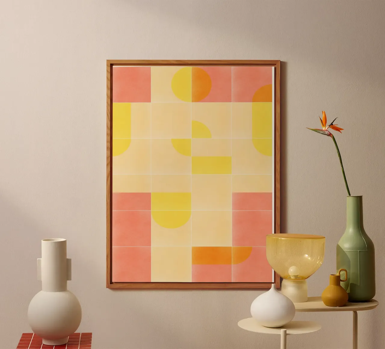 Retro Tiles 01 alluminio dibond da designdn
