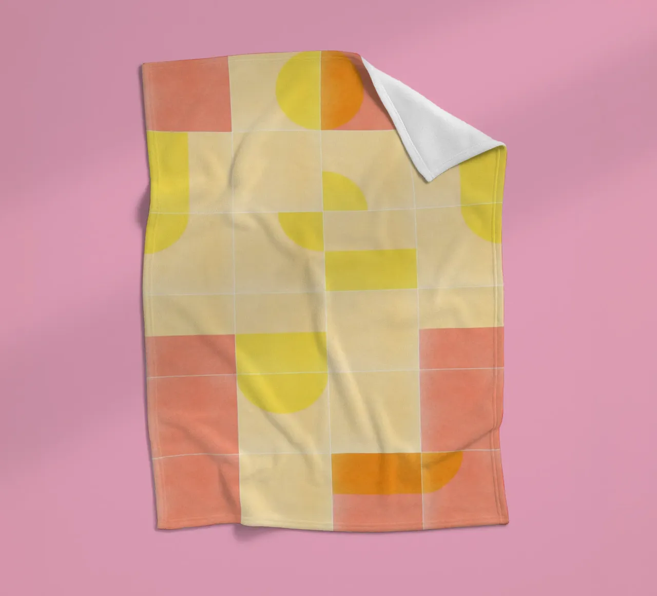 Retro Tiles 01 coperta in pile da designdn