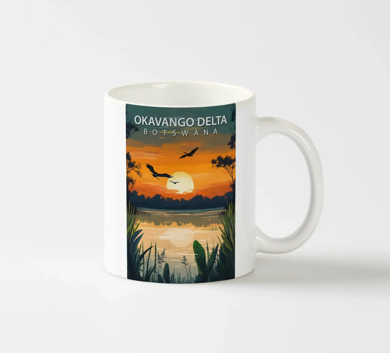 Delta dell'Okavango, Botswana tazza in ceramica da Wanderlust Vibes