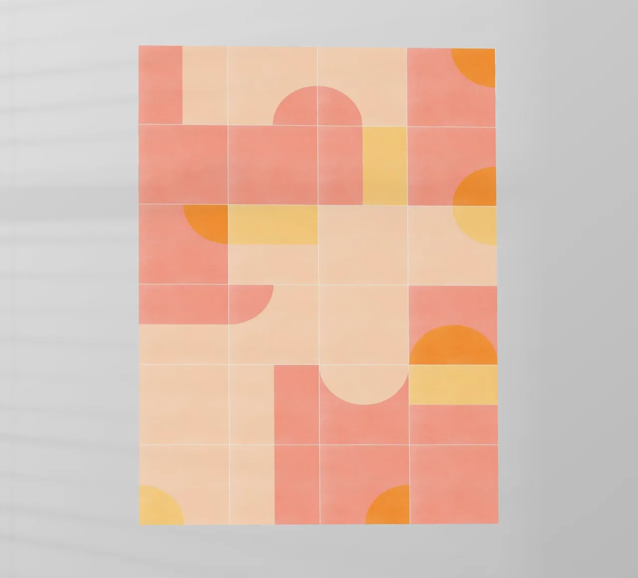 Retro Tiles 02 pellicola backlit da designdn
