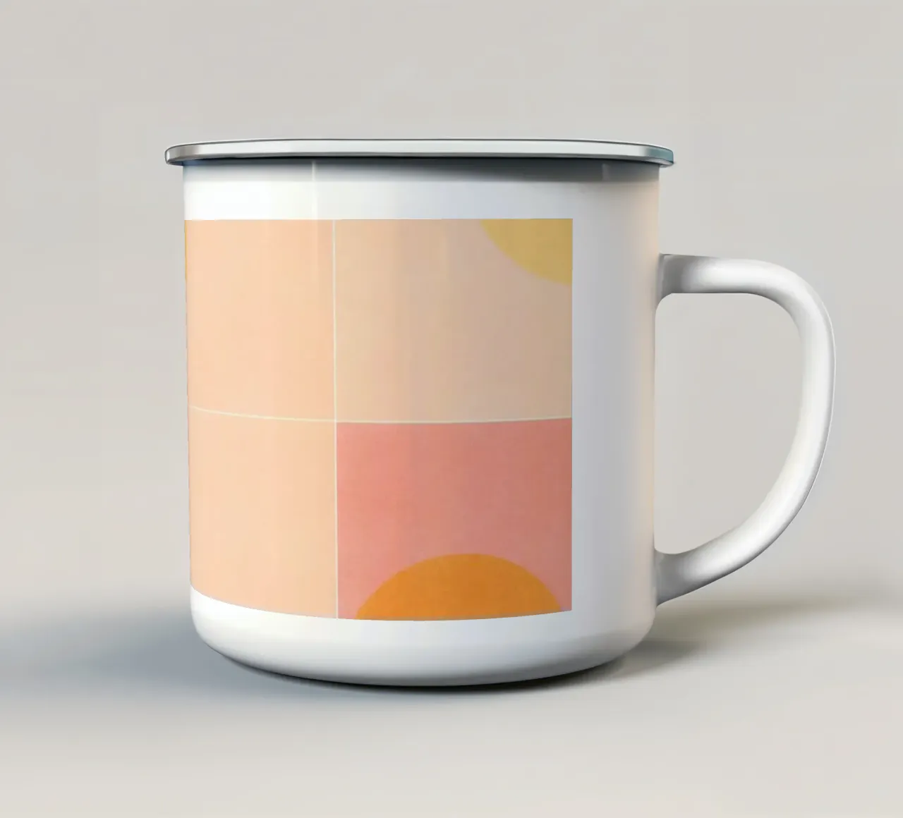 Retro Tiles 02 tazza in smalto da designdn