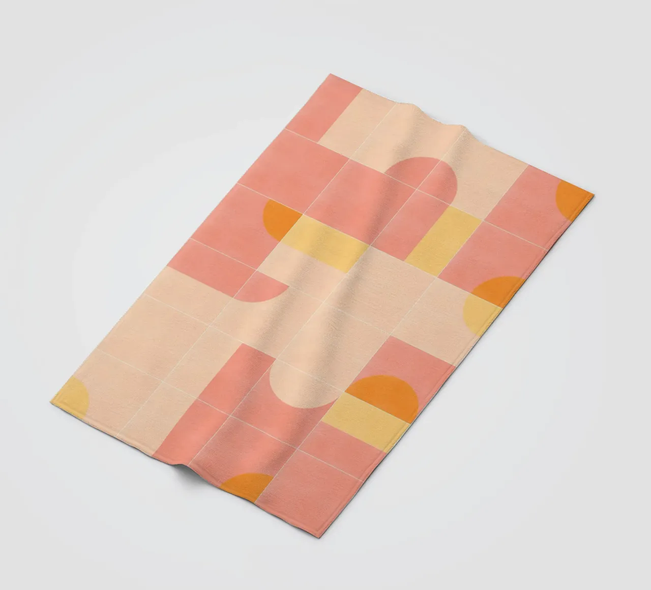 Retro Tiles 02 coperta in pile da designdn