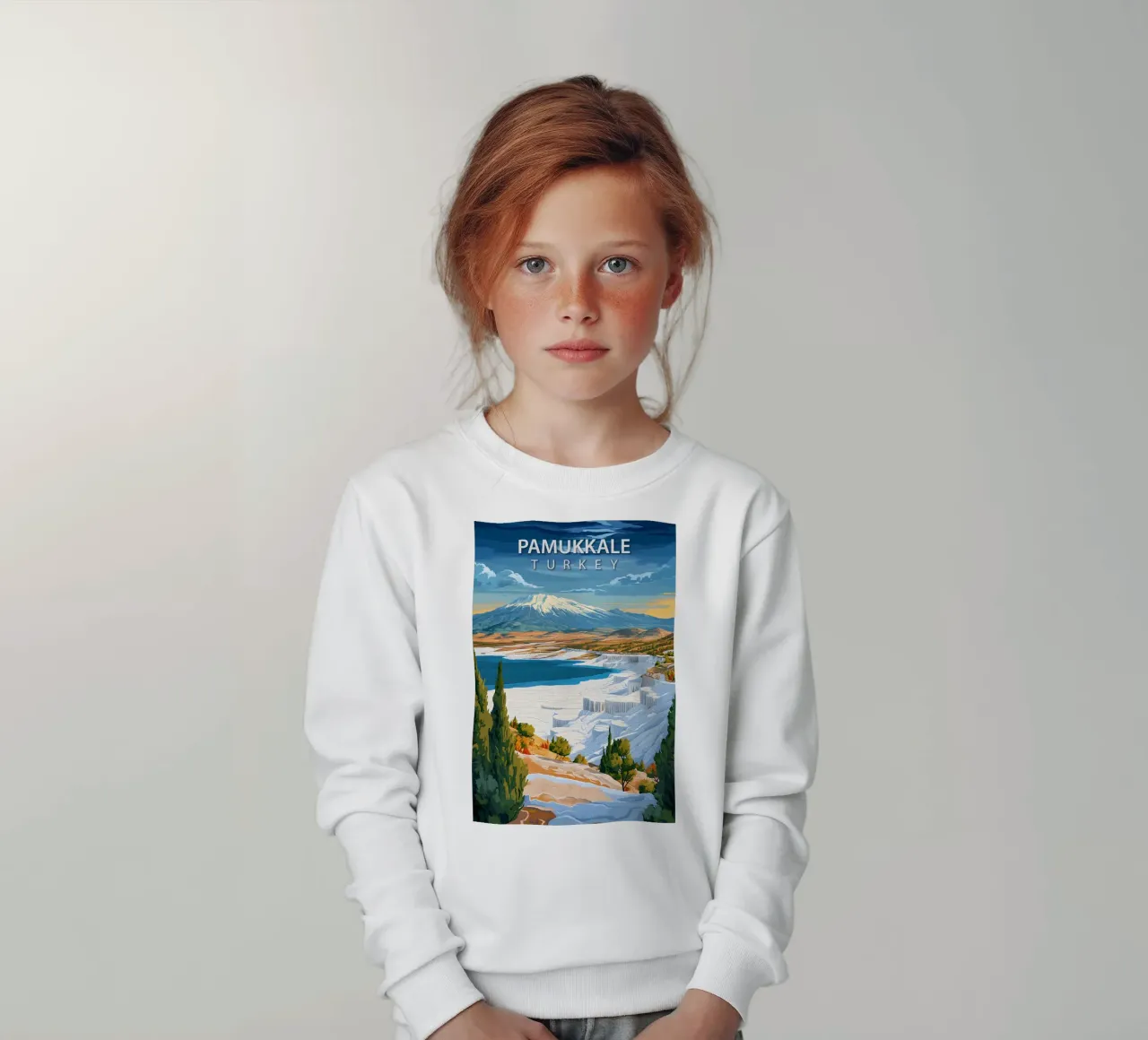 Pamukkale, Turchia felpa bambino da Wanderlust Vibes