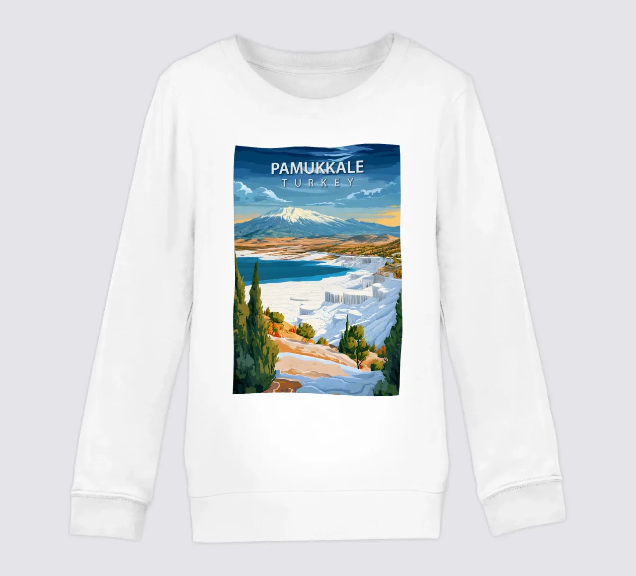 Pamukkale, Turchia felpa bambino da Wanderlust Vibes