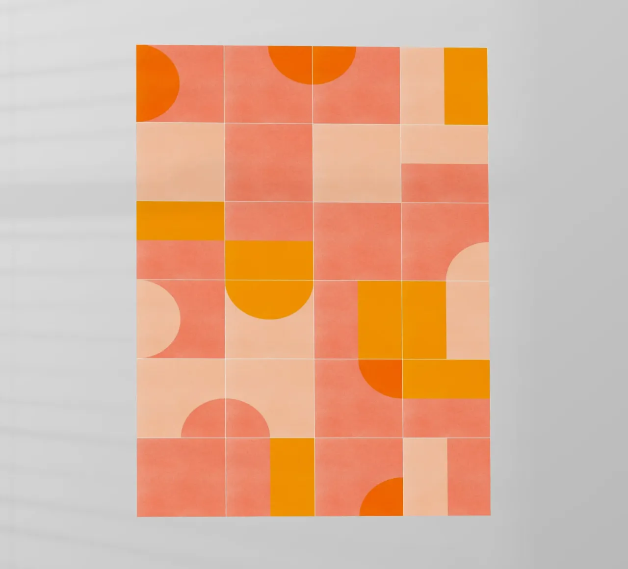 Retro Tiles 03 pellicola backlit da designdn