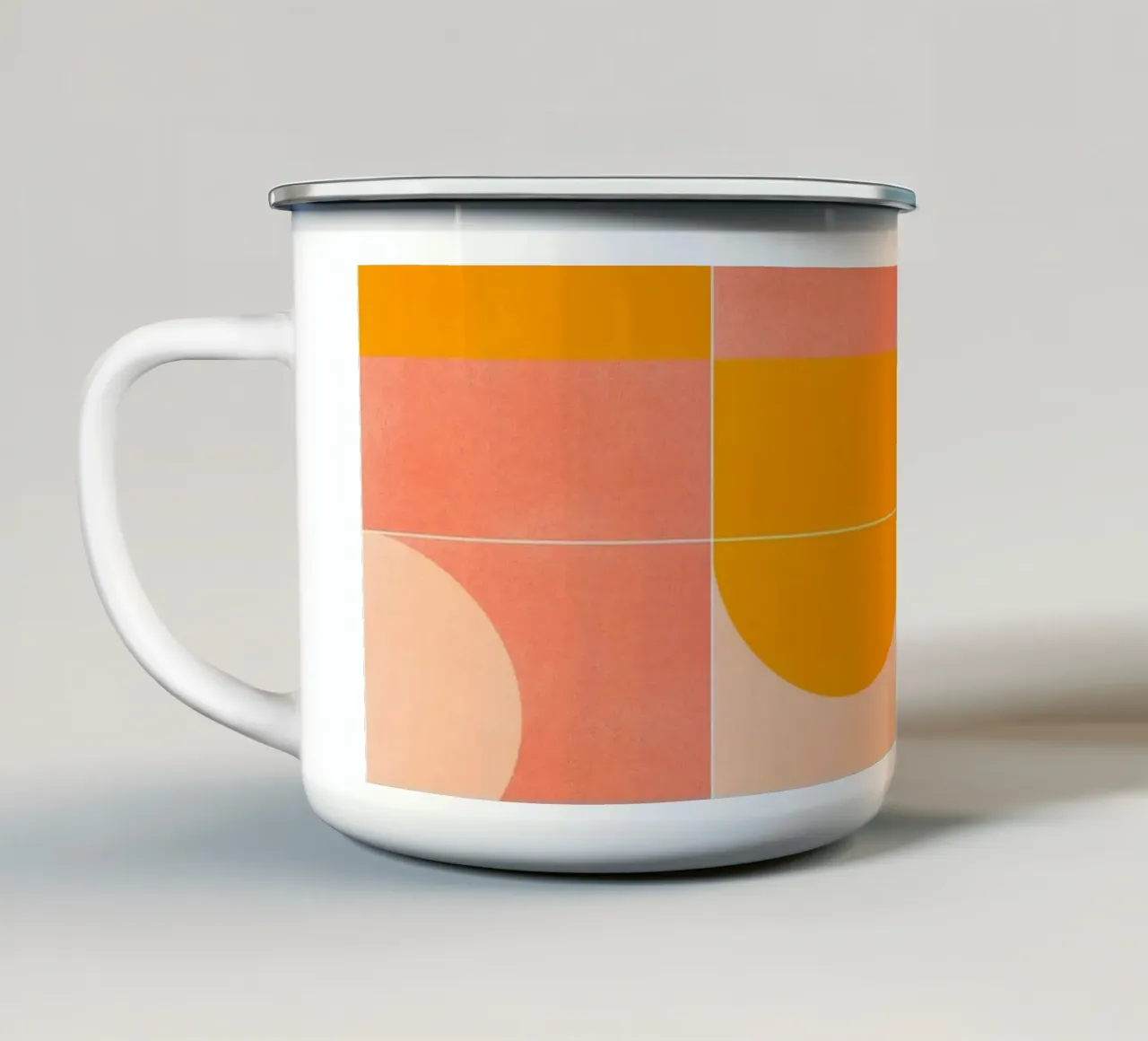 Retro Tiles 03 tazza in smalto da designdn