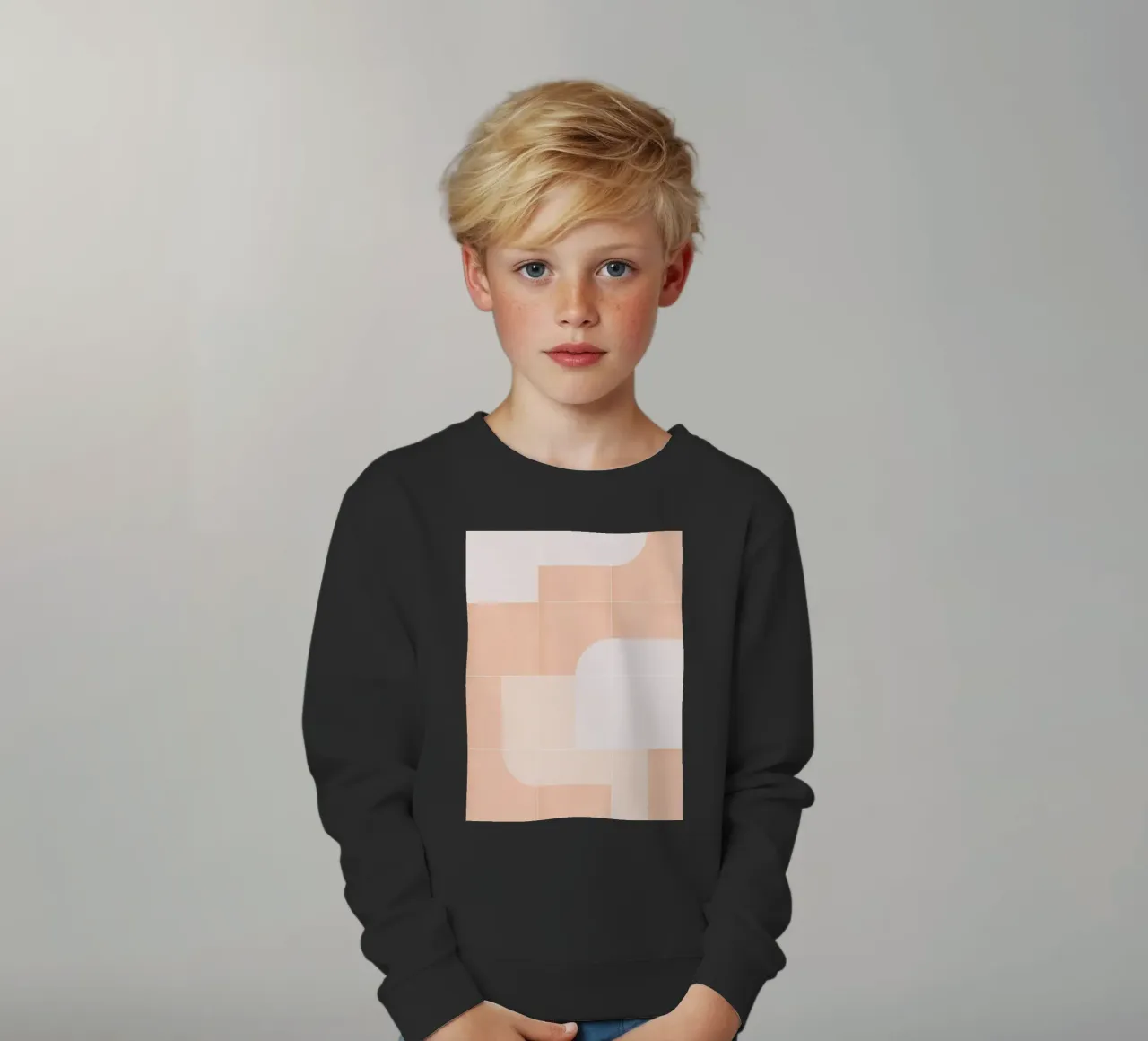 Retro Tiles 04 felpa bambino da designdn