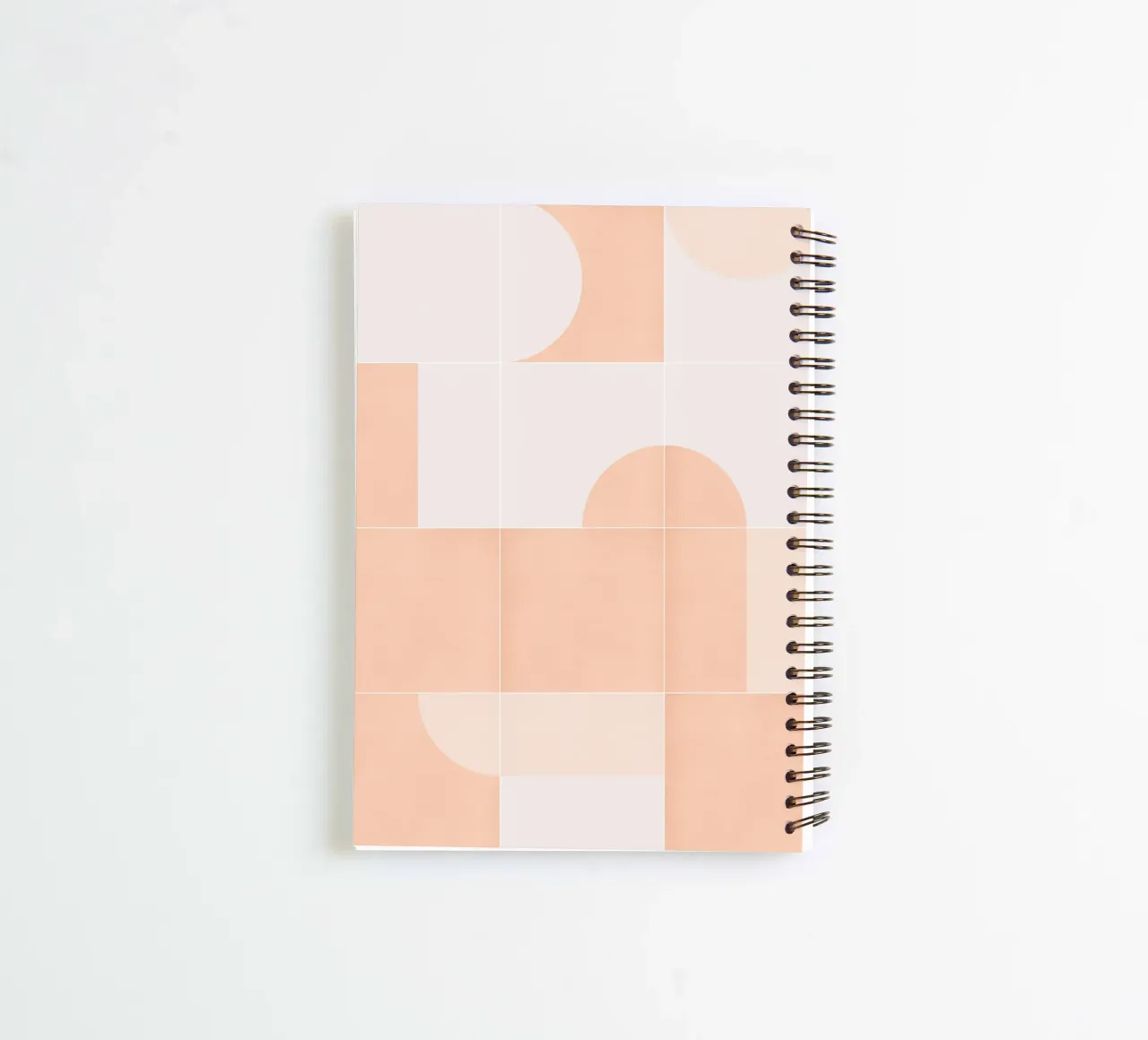 Retro Tiles 06 spiral notebook by designdn