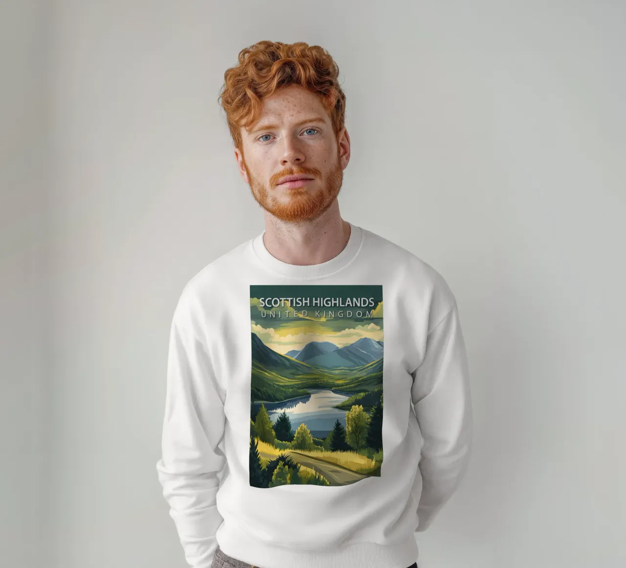 Altopiani scozzesi, Regno Unito felpa da Wanderlust Vibes