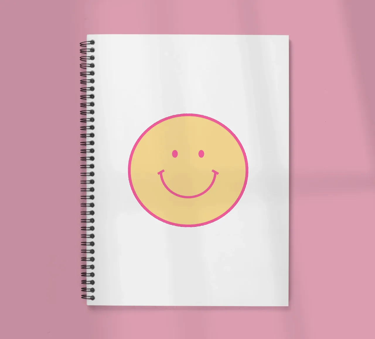 Smile Bright spiral notebook by janamossmann