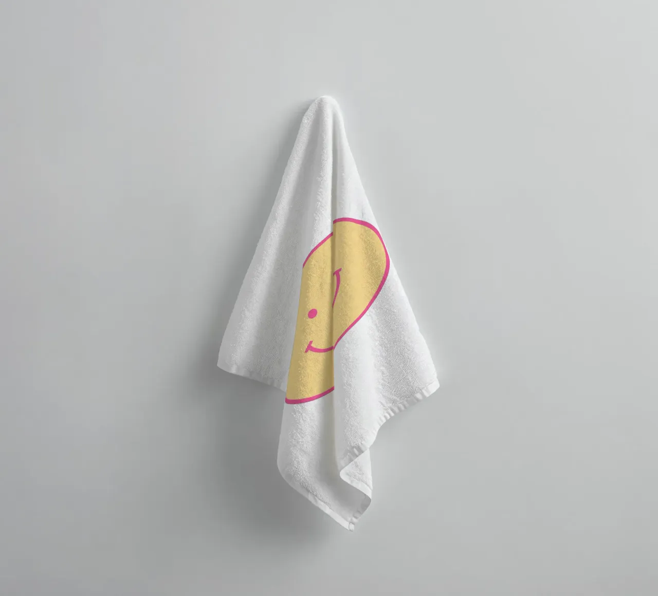 Smile Bright towel by janamossmann