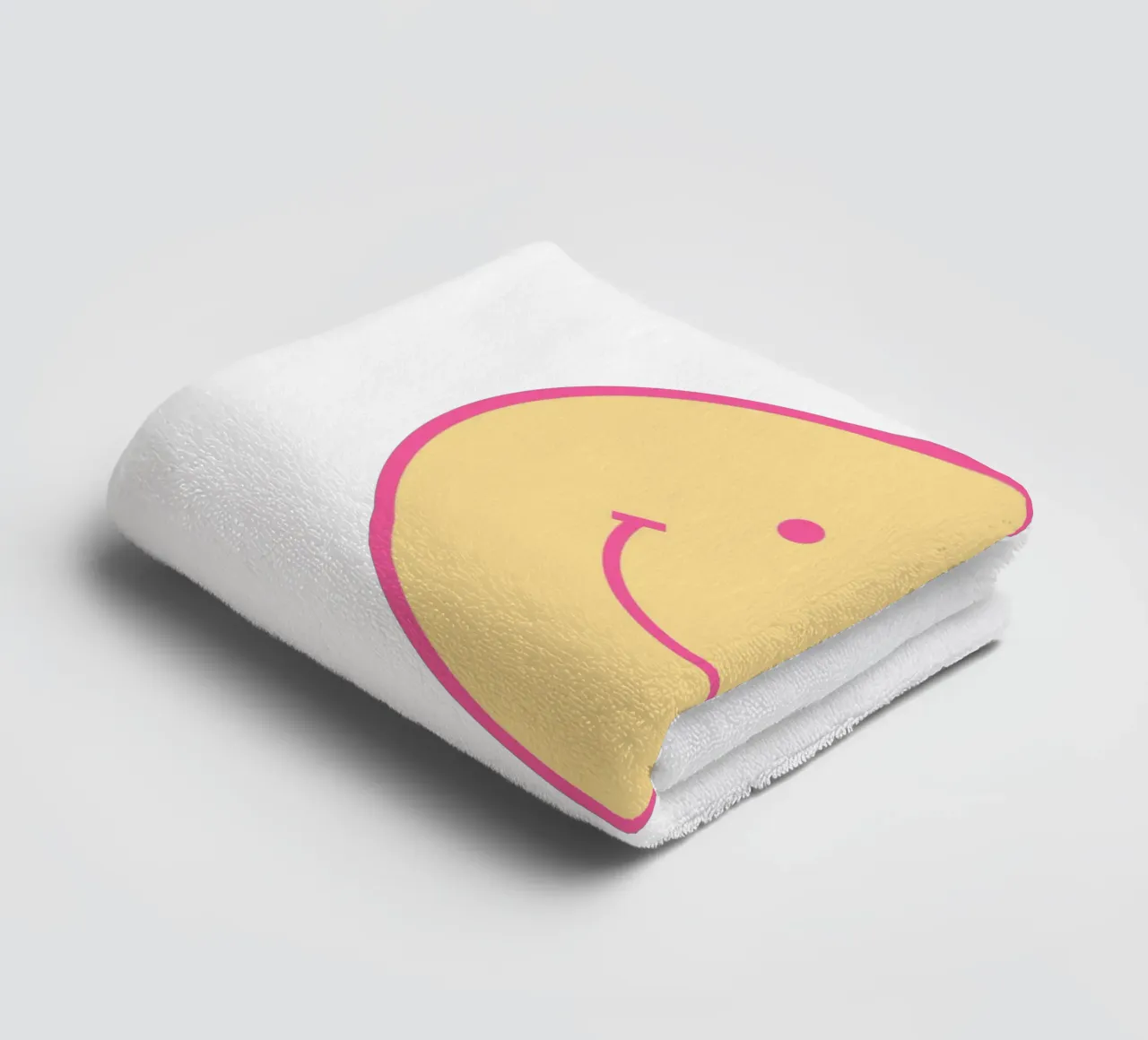 Smile Bright towel by janamossmann