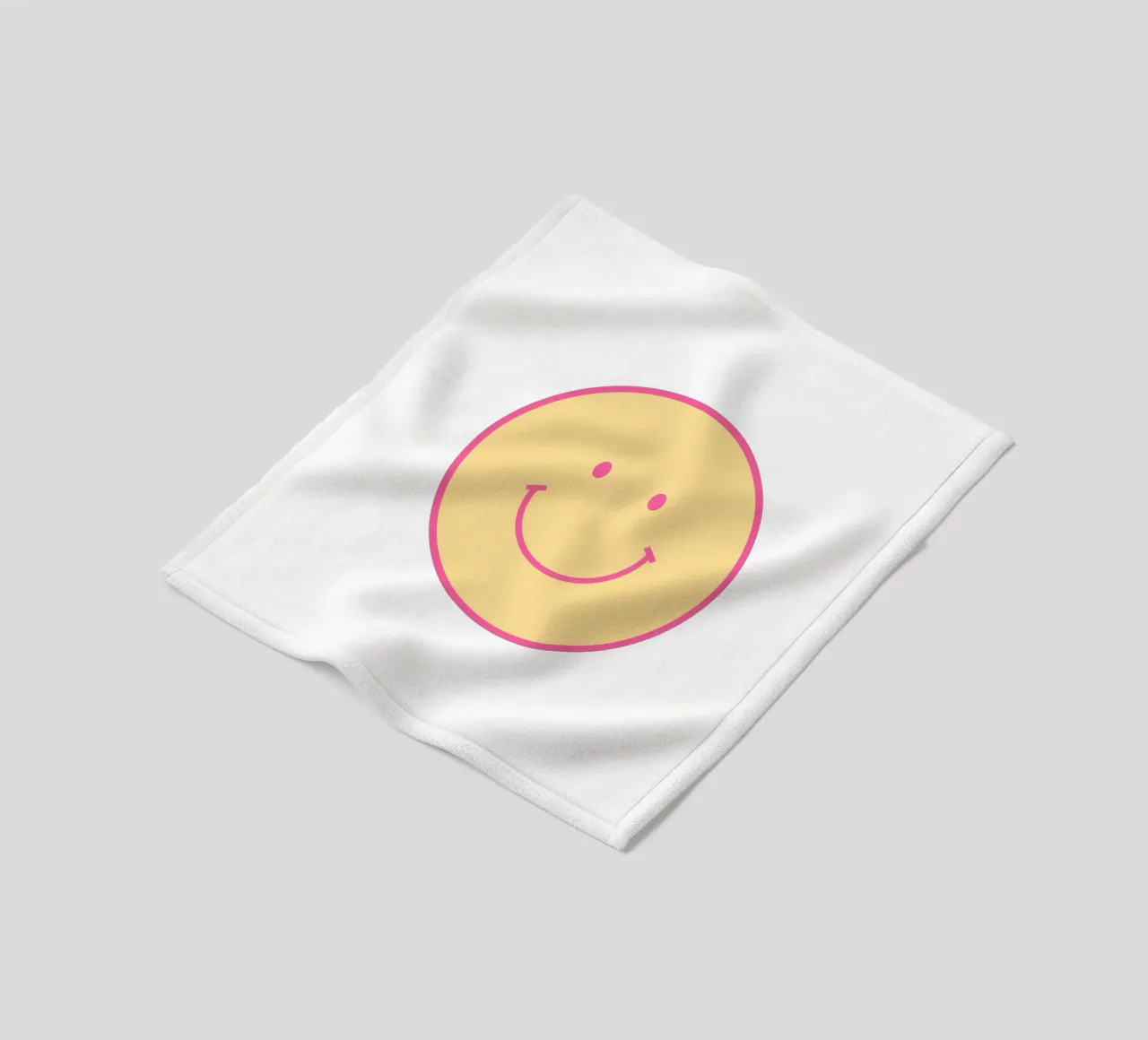 Smile Bright fleece blanket by janamossmann