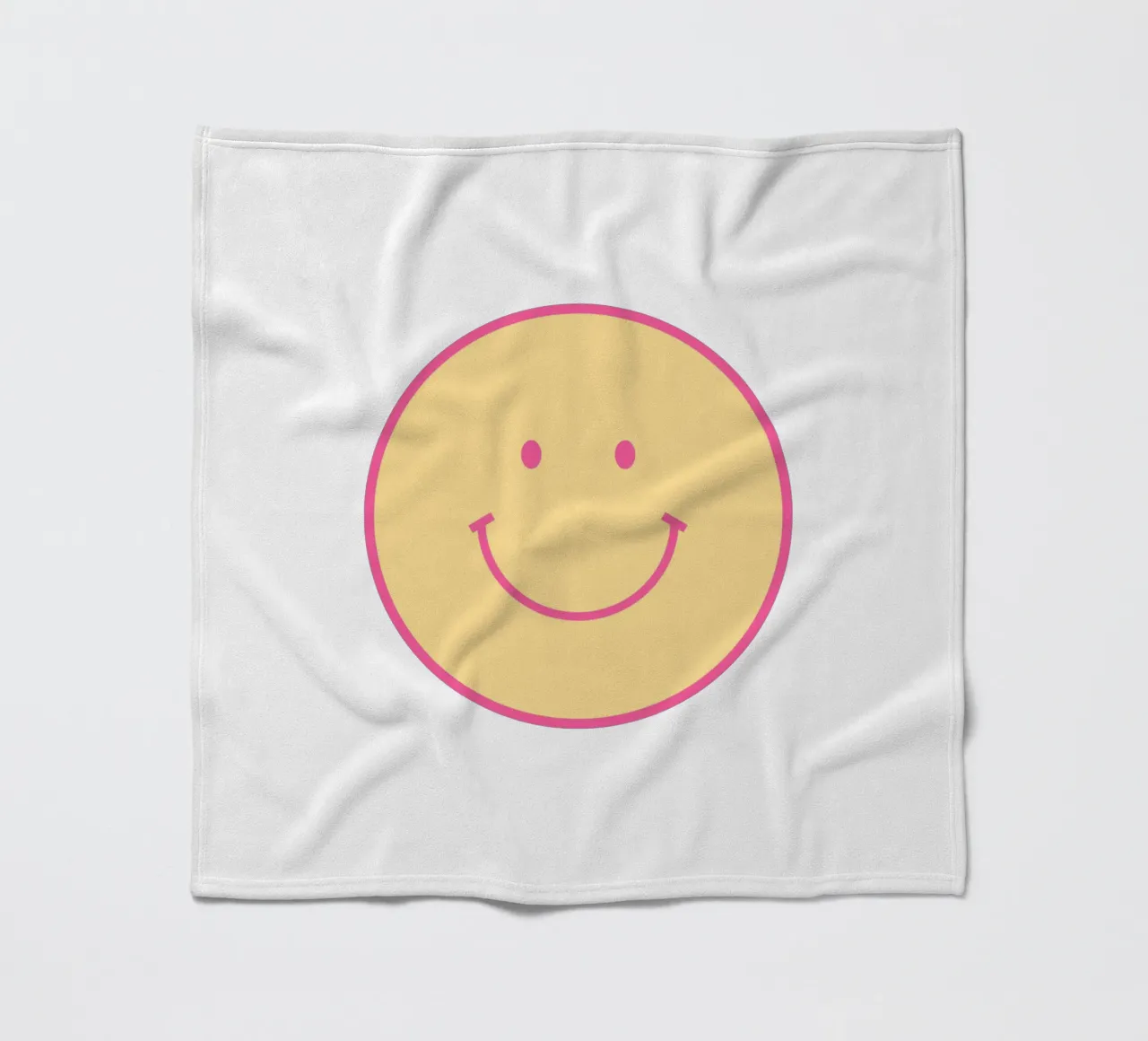 Smile Bright fleece blanket by janamossmann