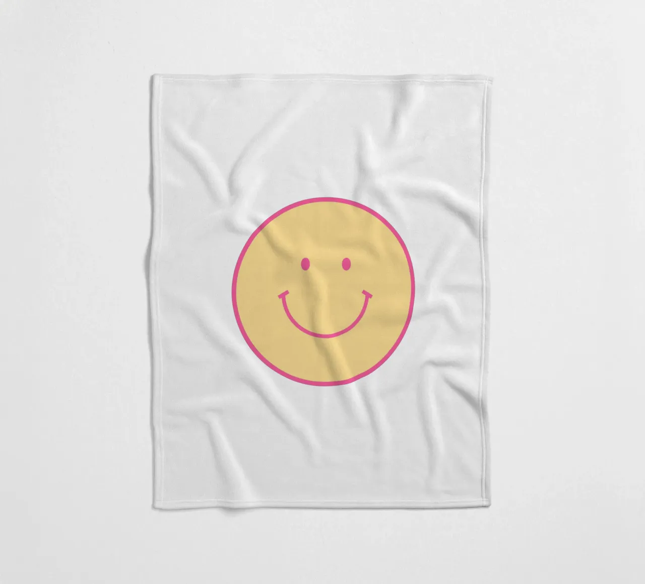Smile Bright fleece blanket by janamossmann