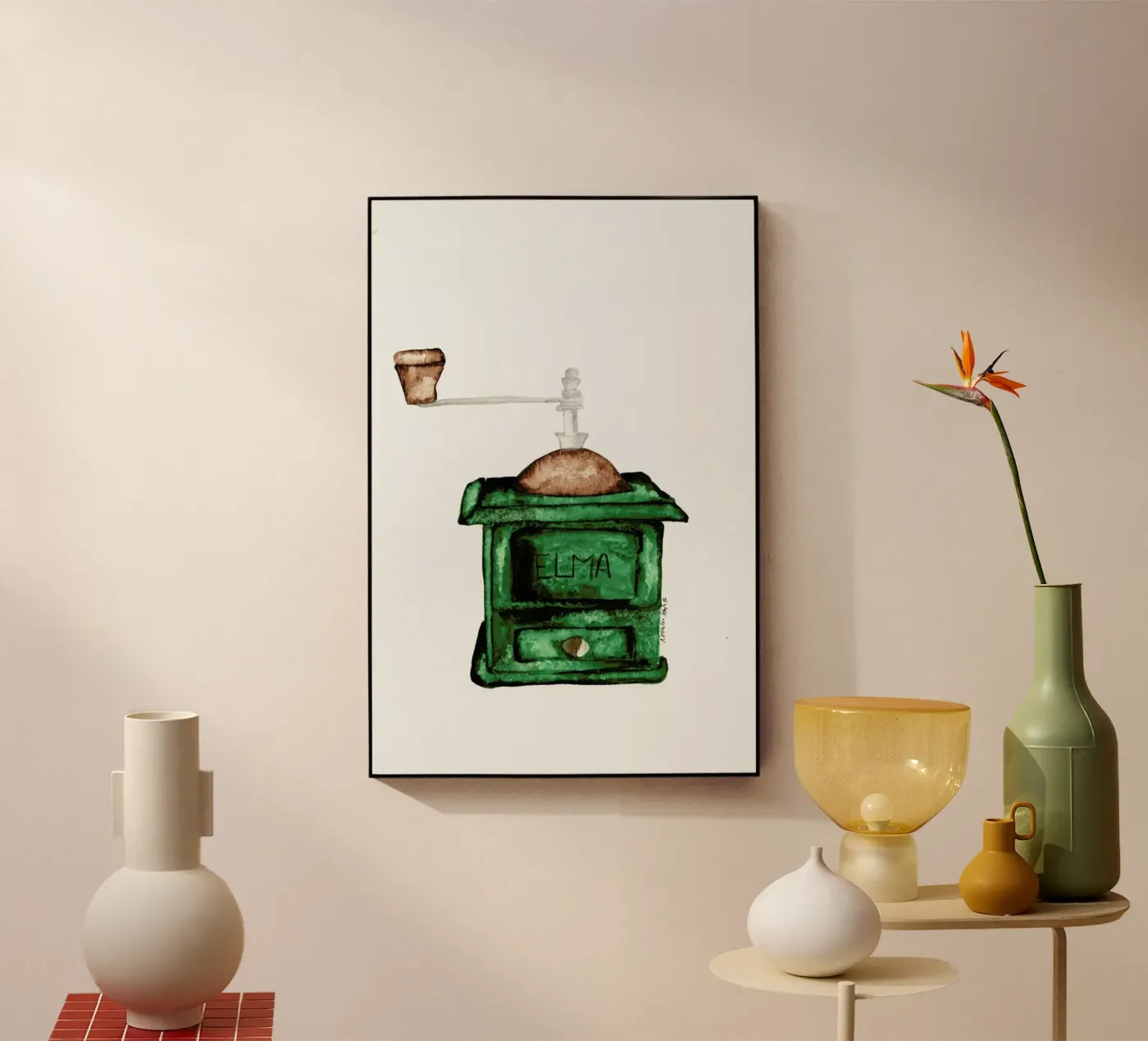 Elma Coffee Mill plexiglass da Nathys_illustration