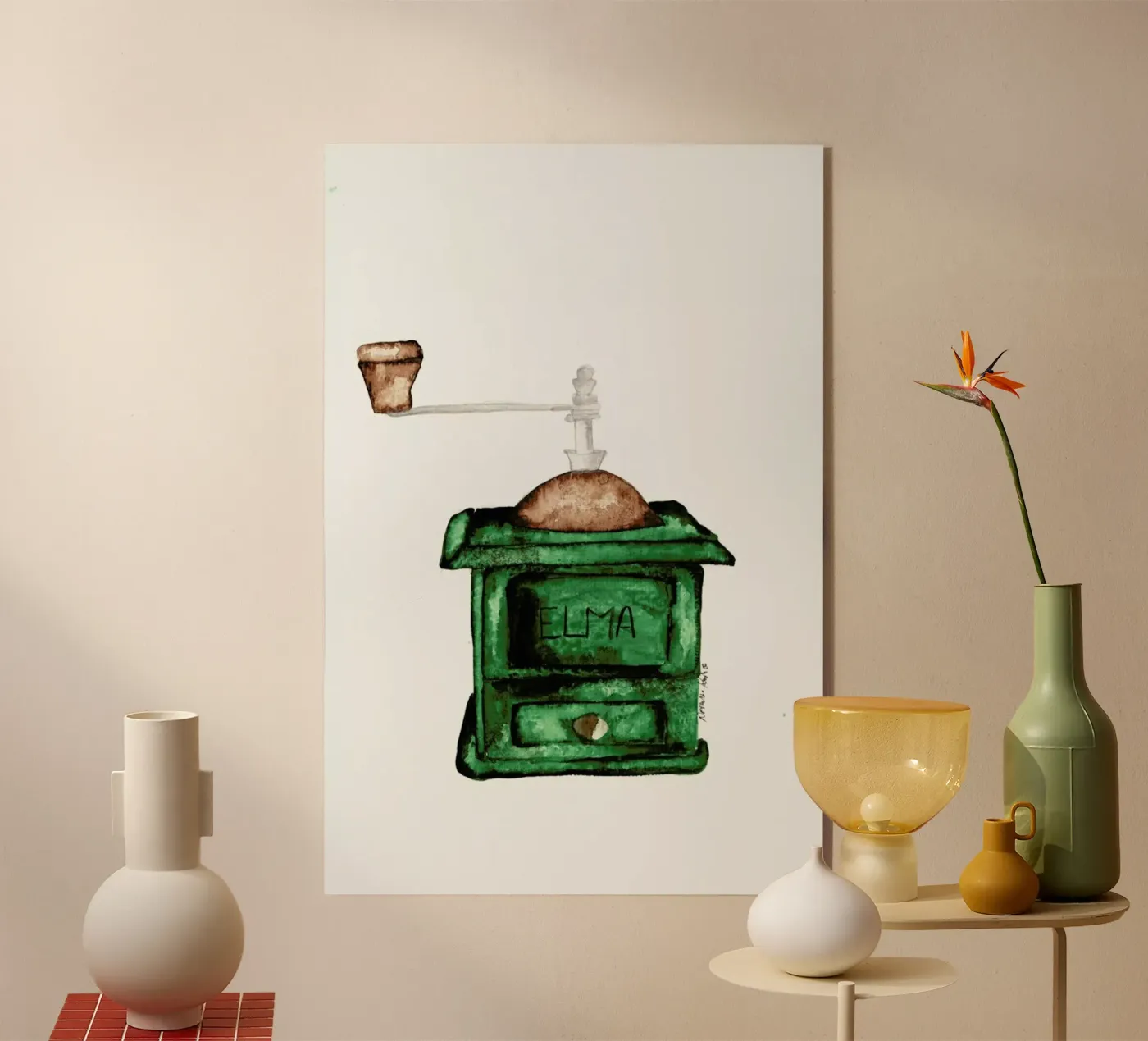 Elma Coffee Mill plexiglass da Nathys_illustration