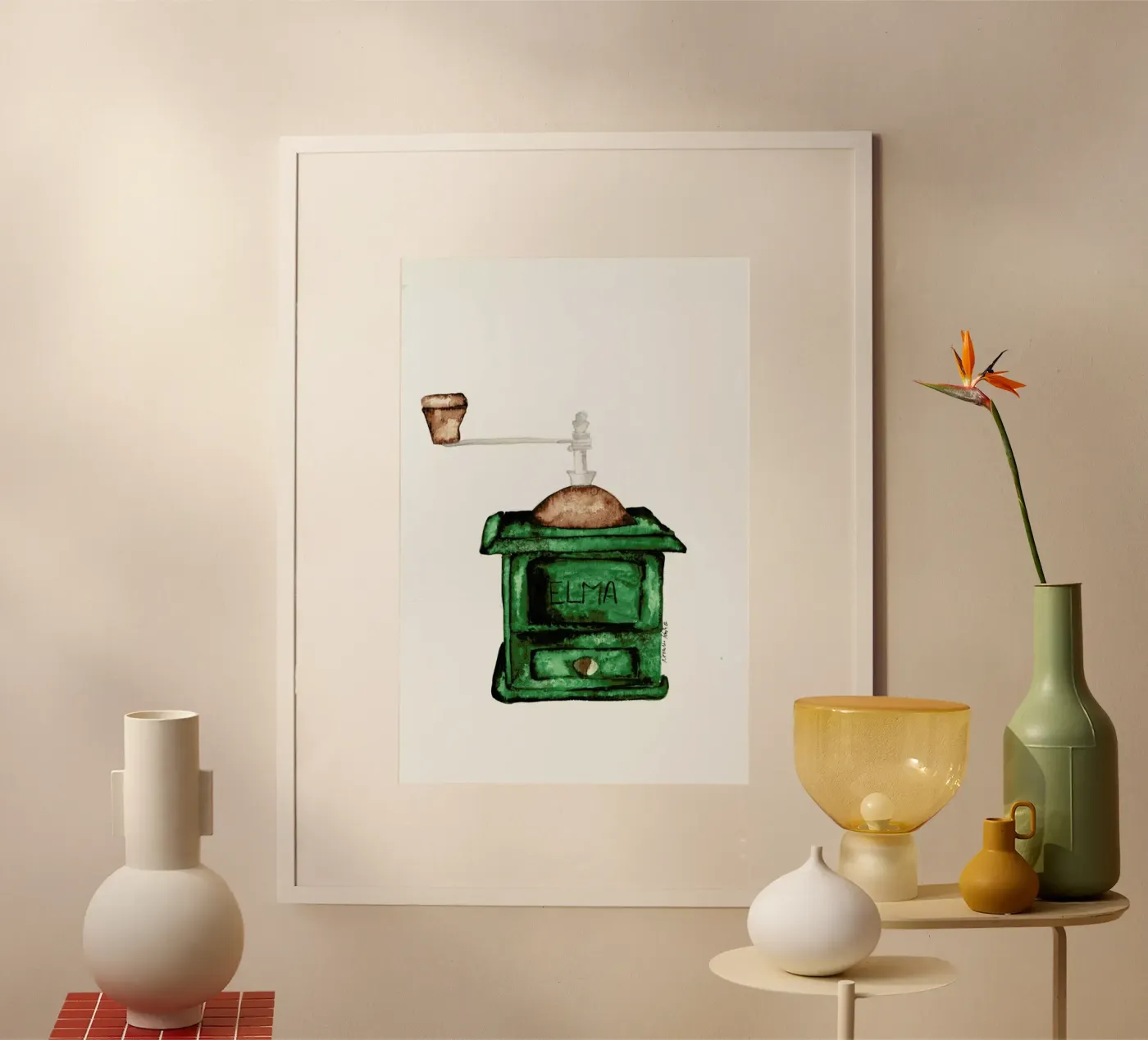 Elma Coffee Mill poster da Nathys_illustration