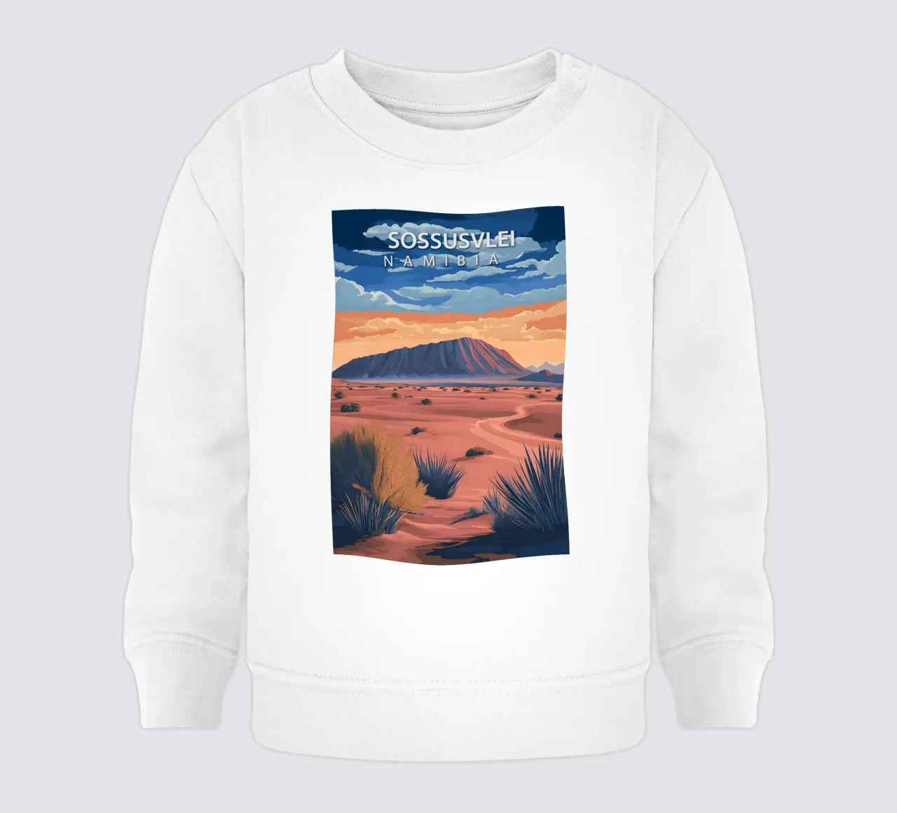 Sossusvlei, Namibia felpa neonato da Wanderlust Vibes