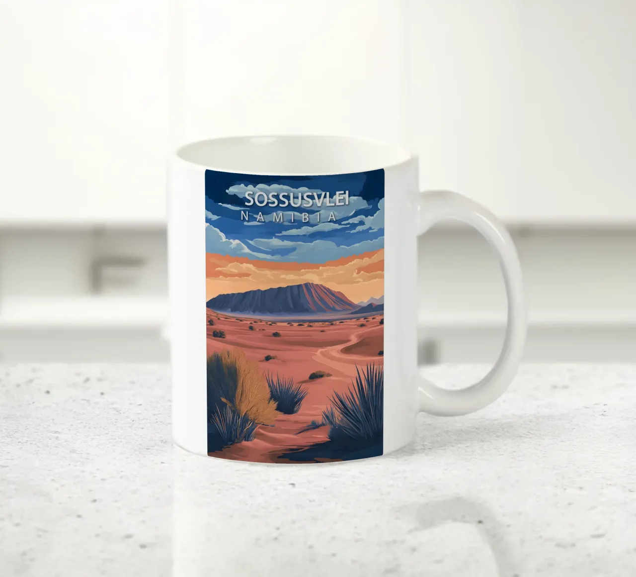 Sossusvlei, Namibia tazza in ceramica da Wanderlust Vibes
