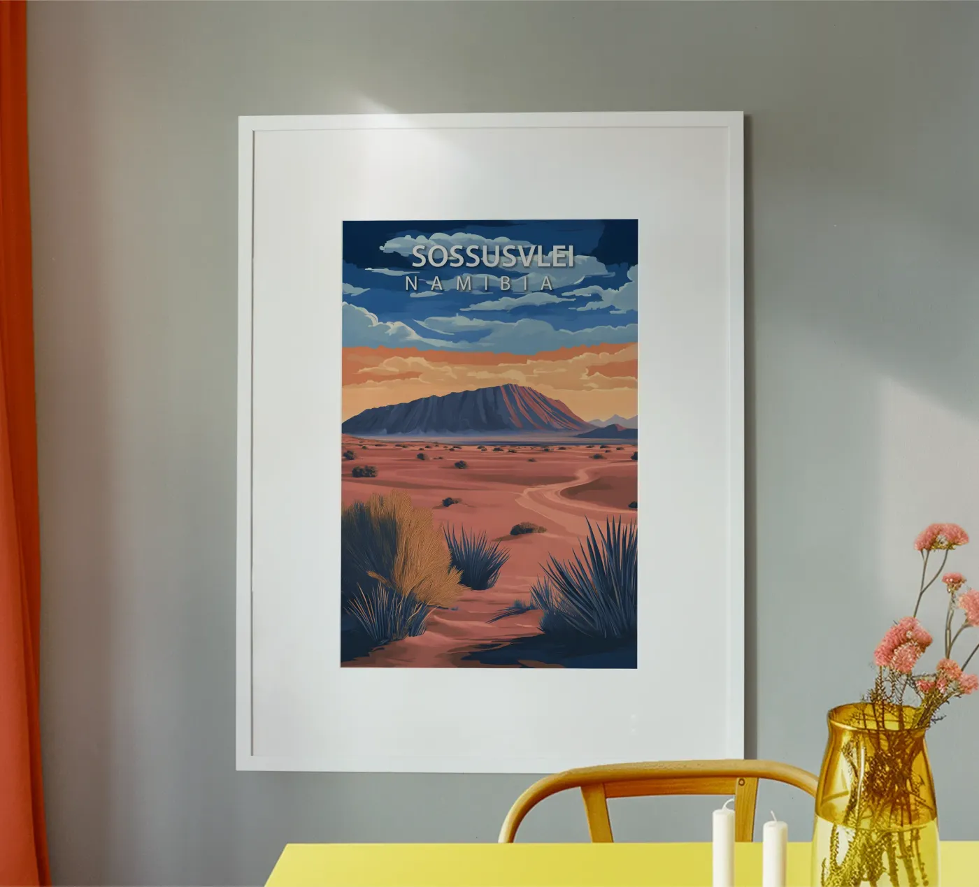 Sossusvlei, Namibia poster by Wanderlust Vibes