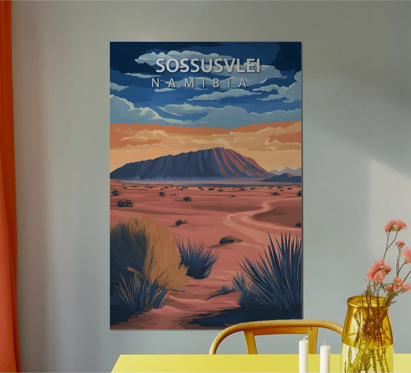 Sossusvlei, Namibia poster by Wanderlust Vibes