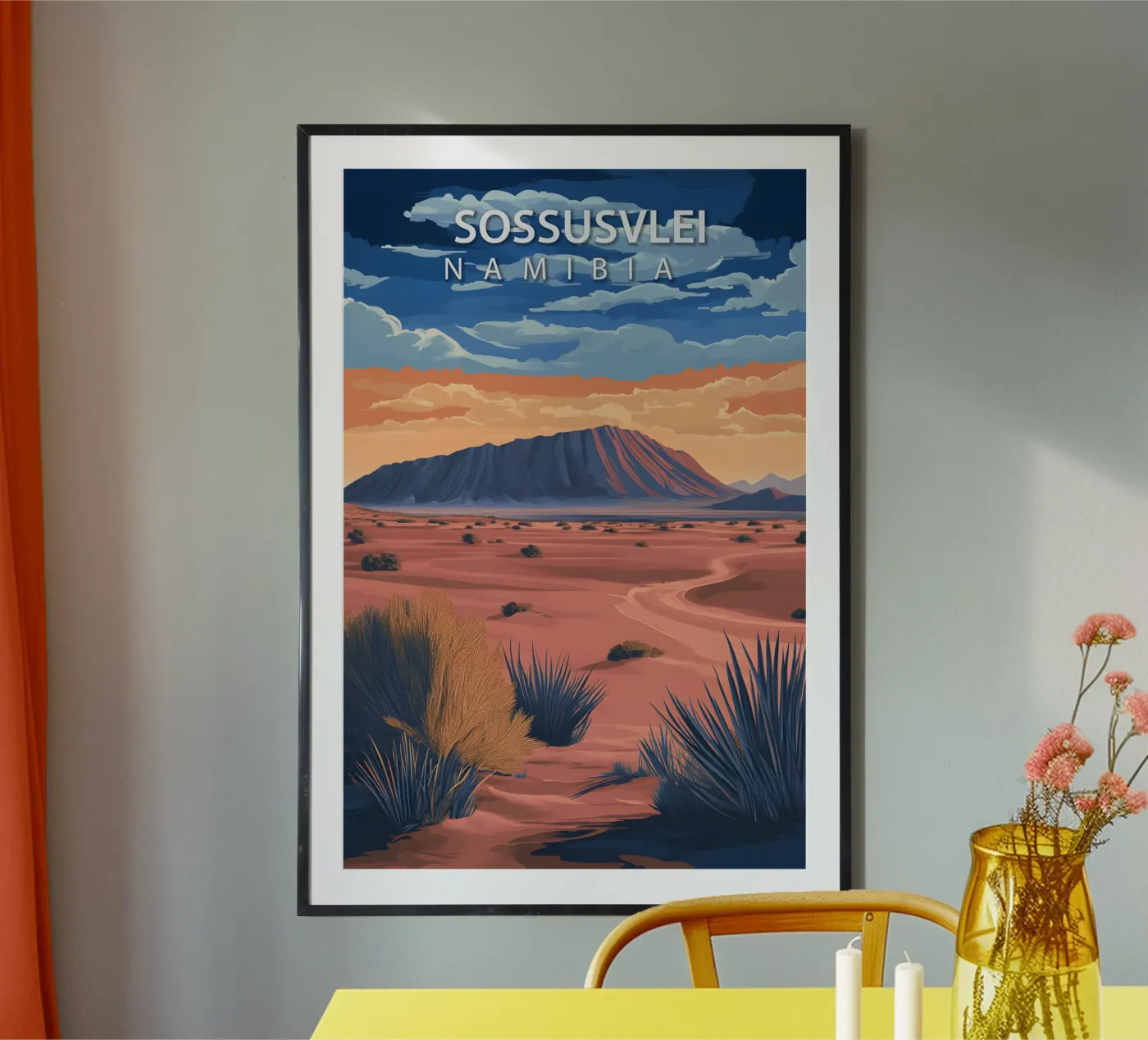 Sossusvlei, Namibia poster by Wanderlust Vibes