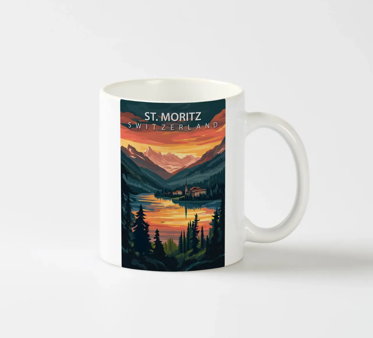 Moritz, Svizzera tazza in ceramica da Wanderlust Vibes