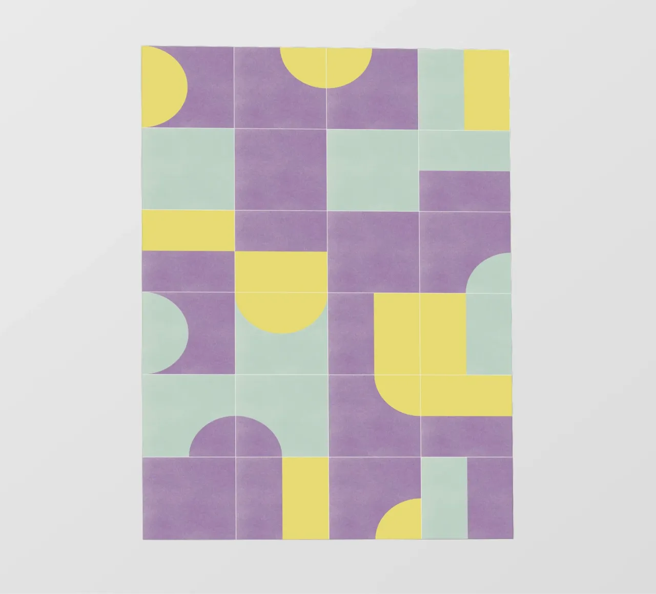 Retro Tiles 07 telo in pvc da designdn